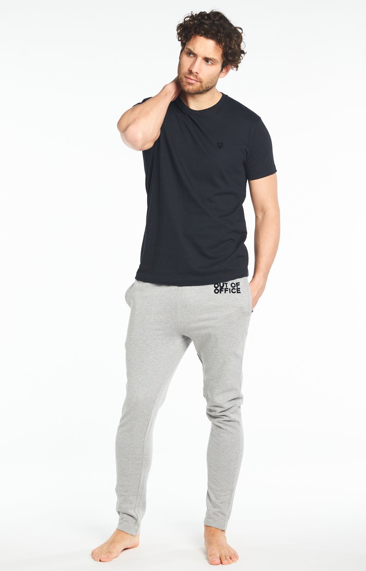 arthur-bob-uni-tee-shirt-homme-noir-coton-bio image 5