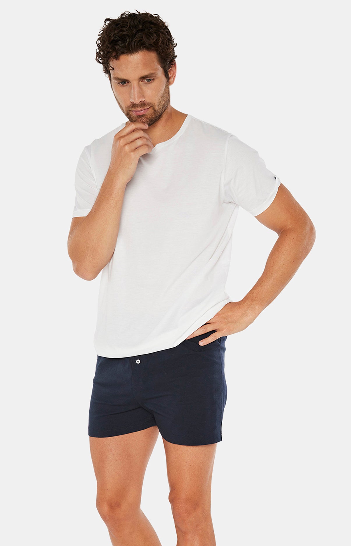 arthur-le-club-cale-on-de-nuit-uni-marine-homme-bio image 2