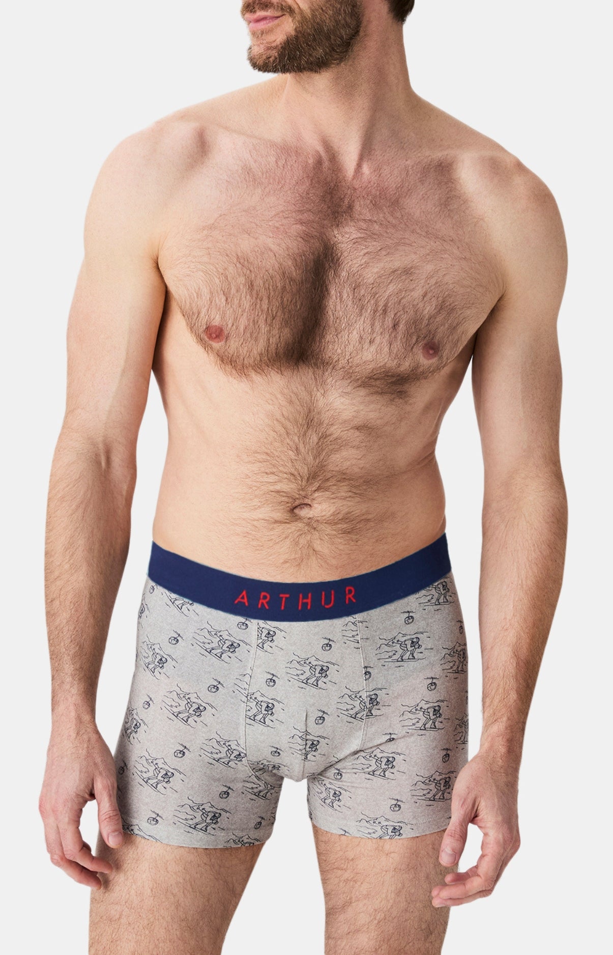 arthur-bob-tout-schuss-boxer-coton-bio-gris image 4