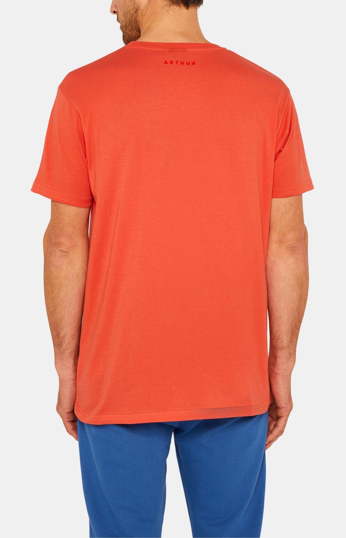 arthur-bob-tee-shirt-coton-brique-t-shirt-brique-coton-bio image 4