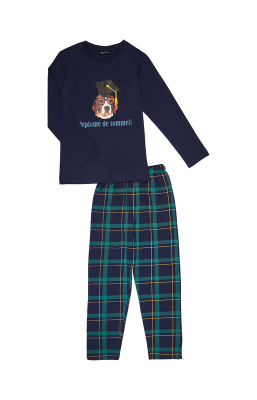 arthur-bob-dipl-m-de-sommeil-pyjama-enfant-marine image 3