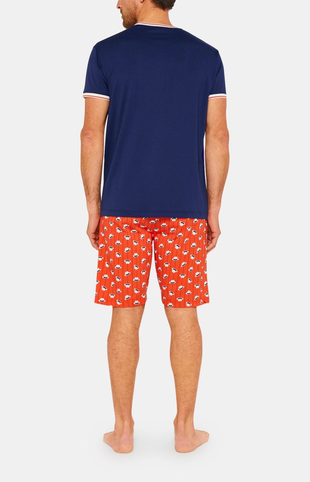 arthur-bob-roland-garros-pyjashort-homme-terre-coton-bio image 4