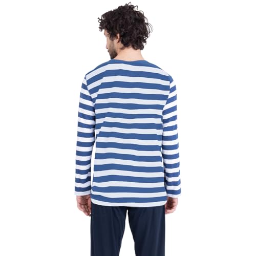 athena-easy-coton-pyjama-long-homme-ocean-club-rayures-l image 8