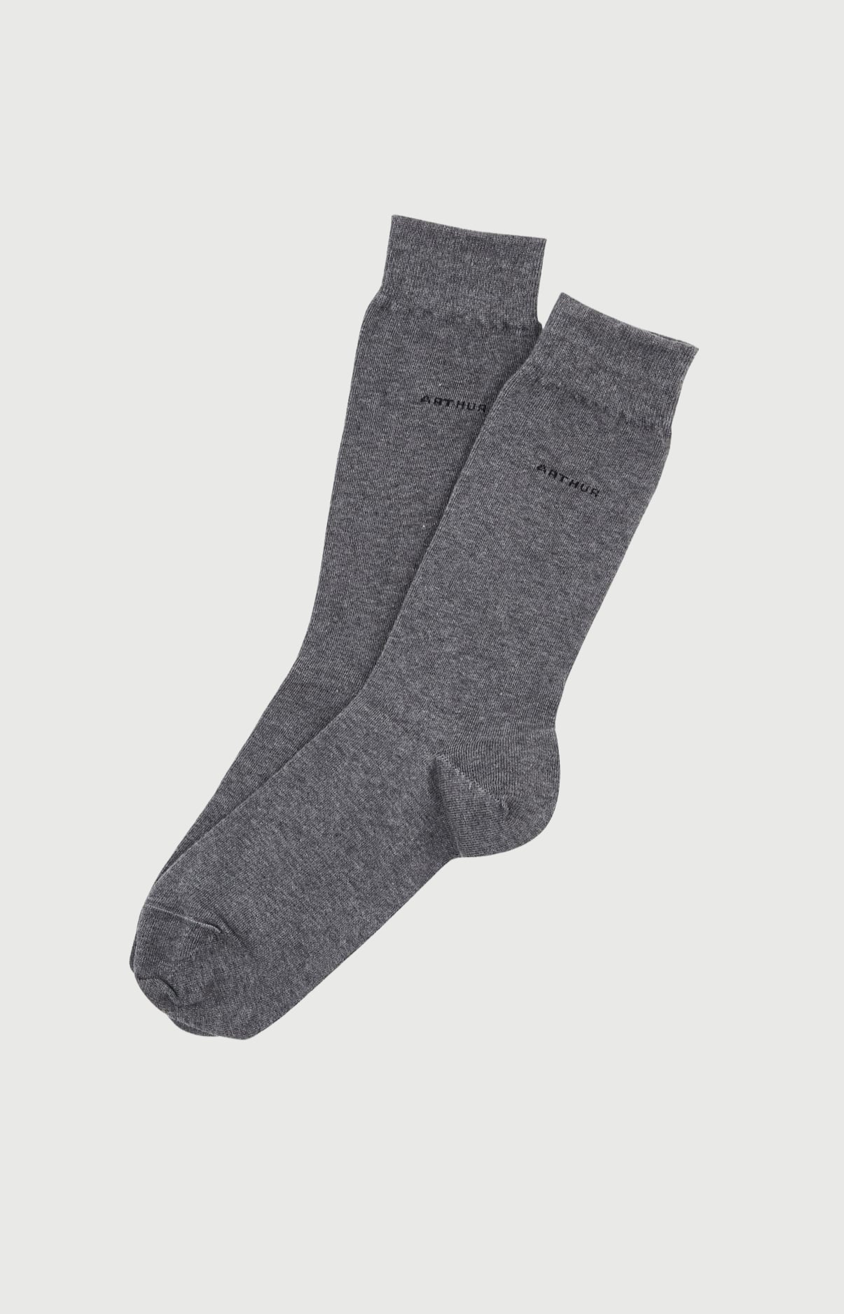 arthur-bob-chaussettes-coton-bio-anthracite-40-46 image 1