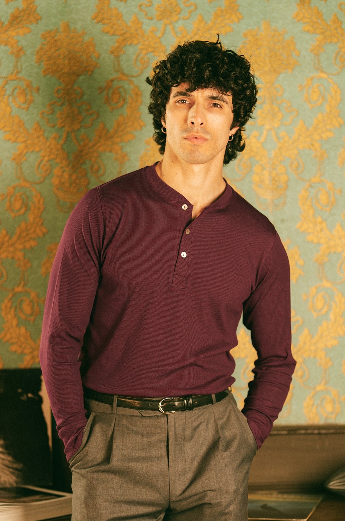 p-trone-henley-c-tel-manches-longues-noir-taille-m image 3