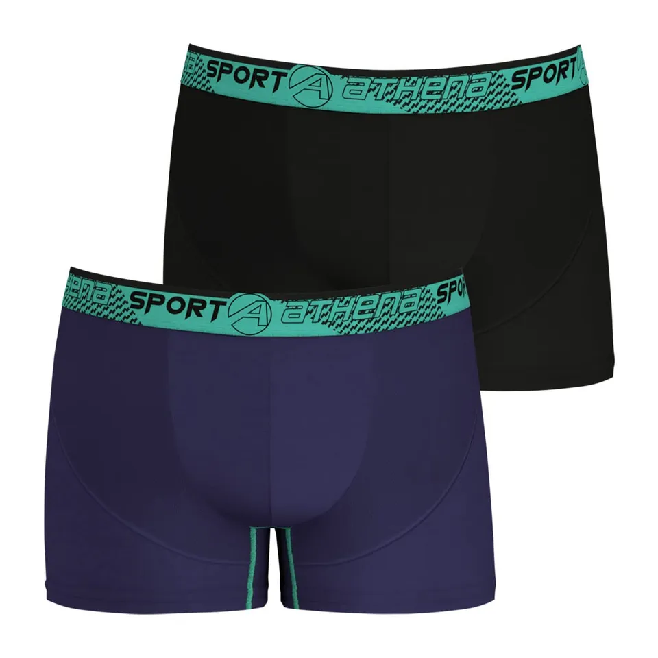 athena-running-lot-2-boxers-homme-m-marine-s-chage-rapide image 1