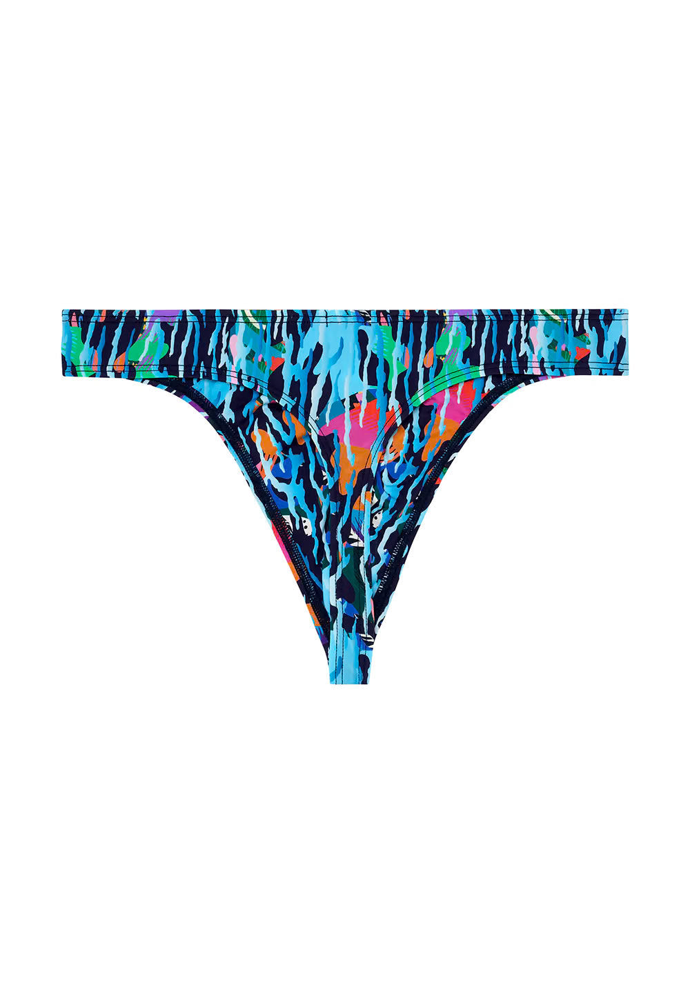 hom-funky-styles-403245-40p0nb-string-bleu-marine-imprim image 2