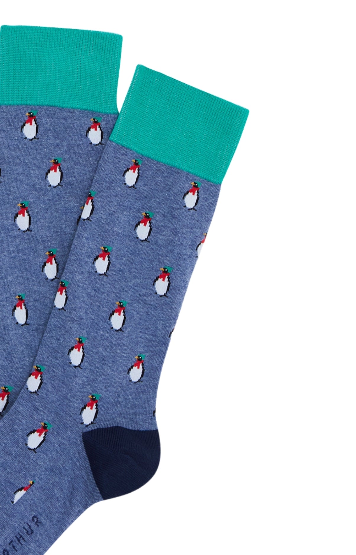 arthur-bob-pingouin-jean-chaussettes-homme-coton-jean-40-46 image 2