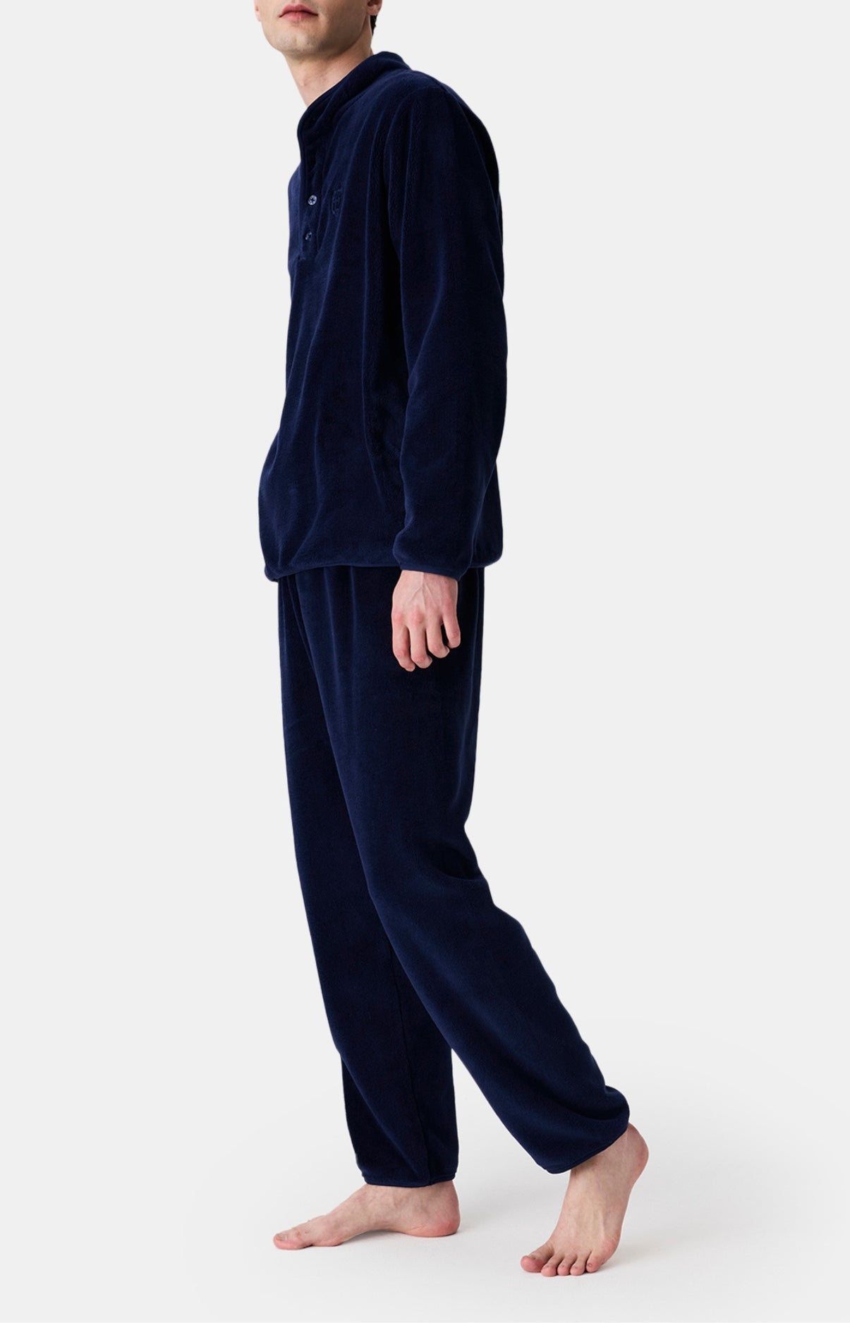 arthur-bob-nuit-polaire-pyjama-homme-marine-l-polaire-chaude image 4