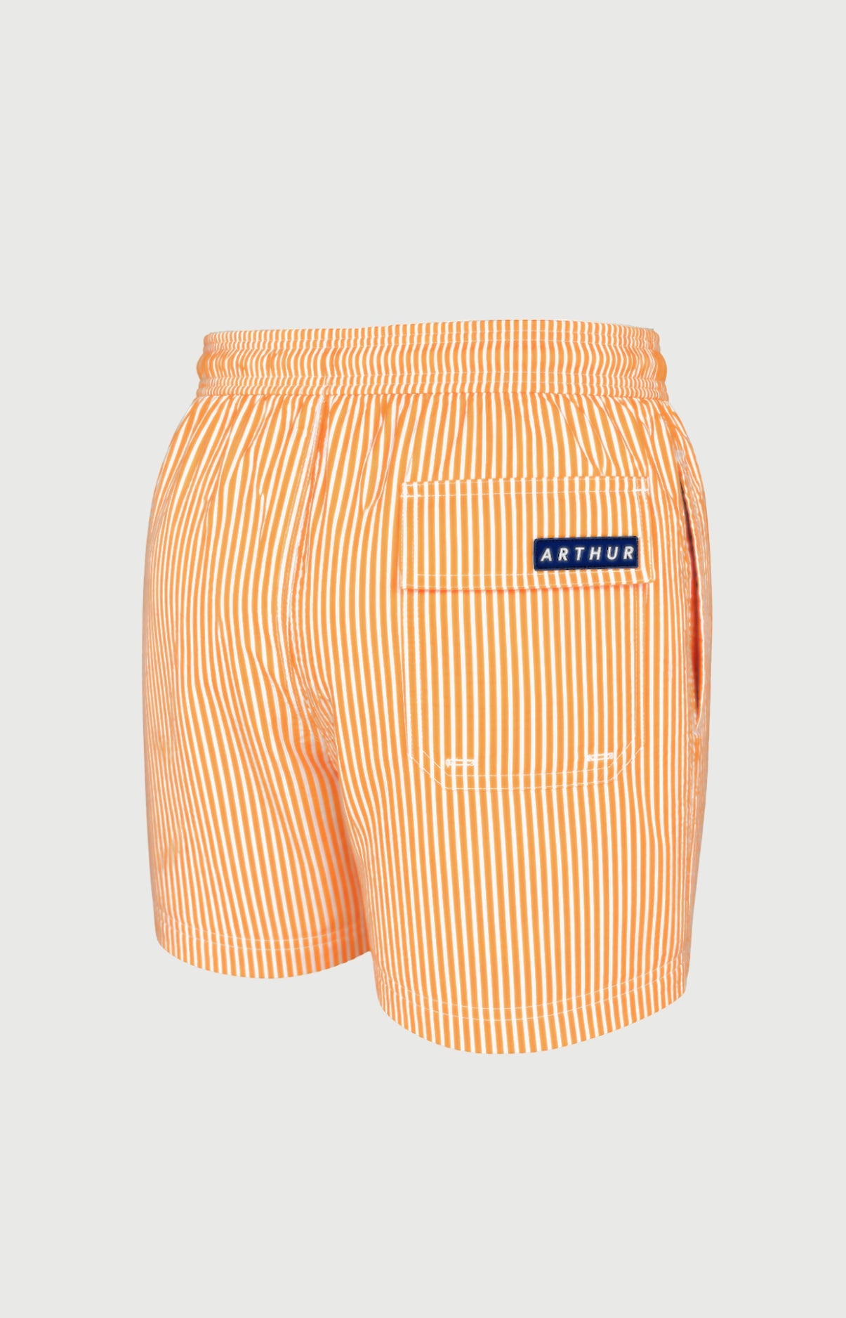 arthur-bob-short-de-bain-benjamin-orange-rayures-homme image 5