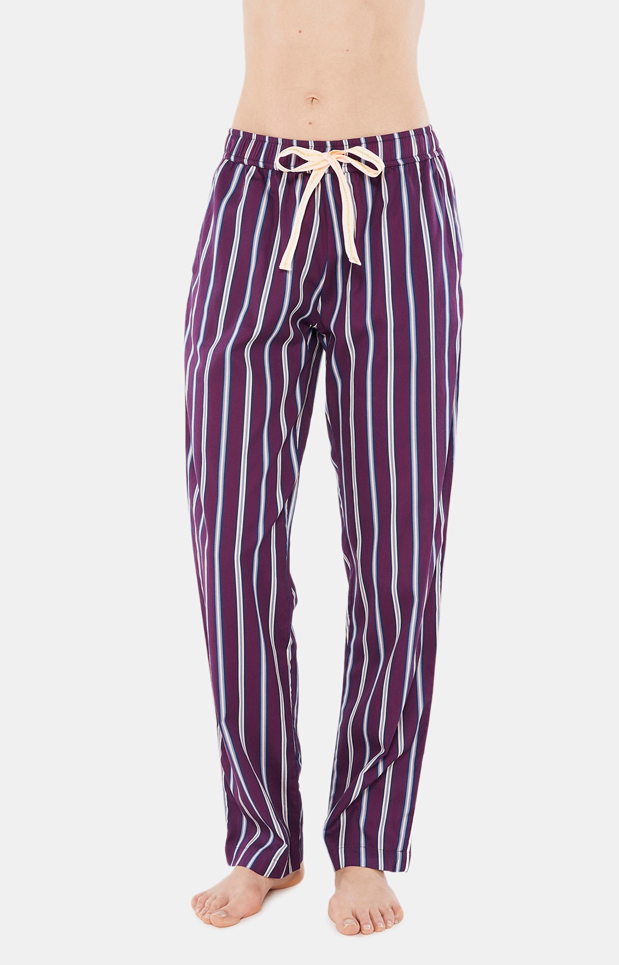 arthur-bob-iris-bas-de-pyjama-bordeaux-coton-bio image 2