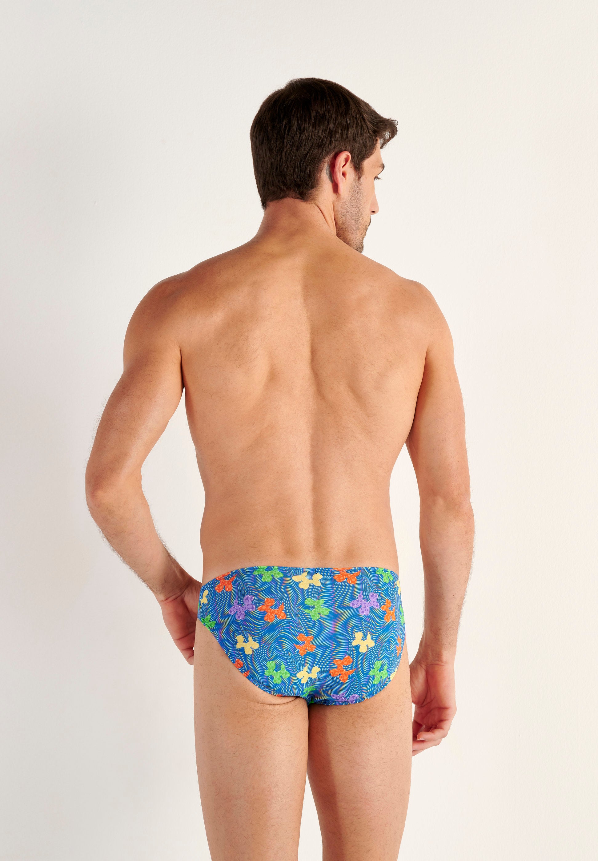 hom-funky-styles-micro-slip-homme-bleu-balloon-dog image 3