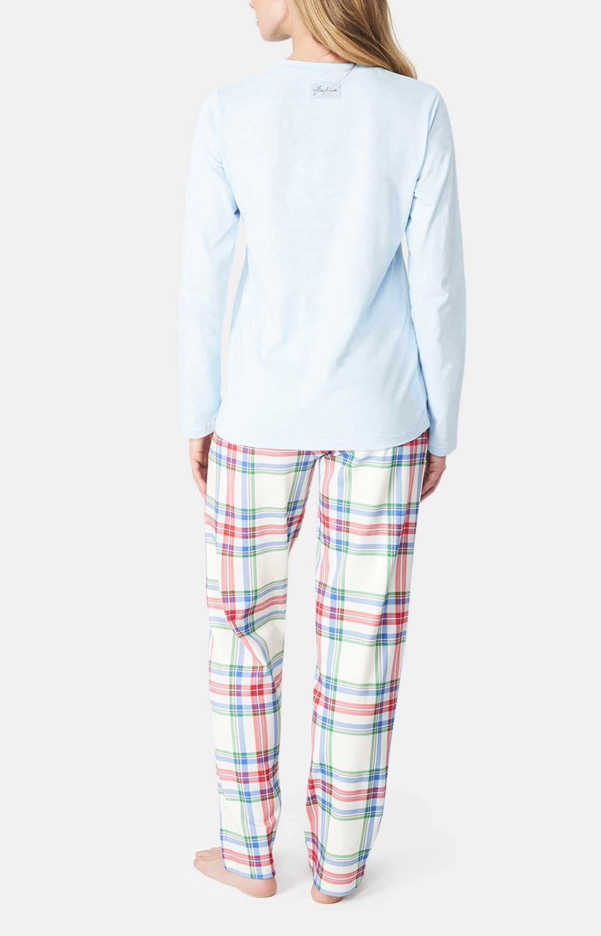 arthur-bob-th-lit-ski-pyjama-blanc-coton-bio-femme image 5