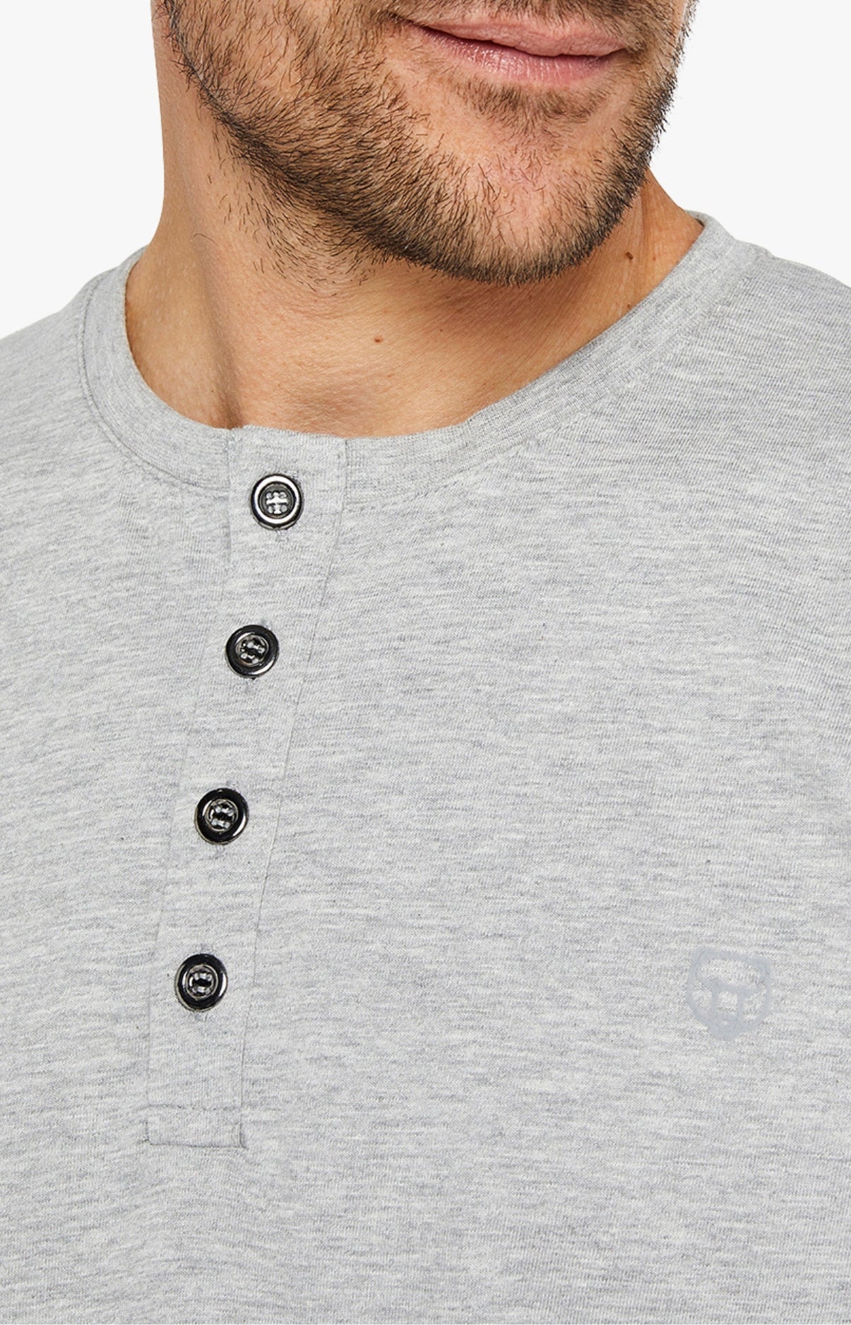 arthur-bob-gris-tee-shirt-homme-manches-longues-coton-bio image 4