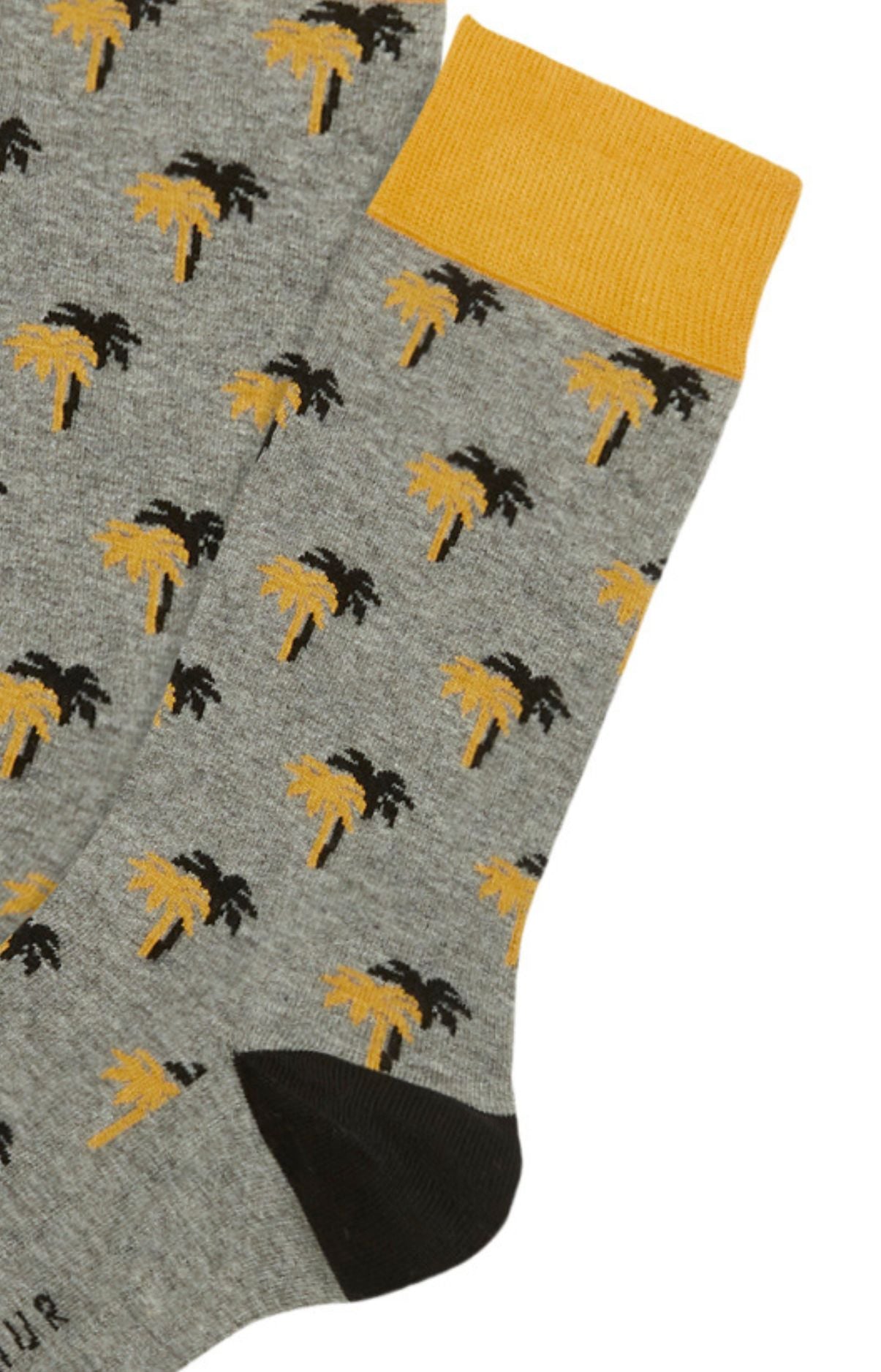 arthur-bob-petit-palmier-chaussettes-homme-gris image 2