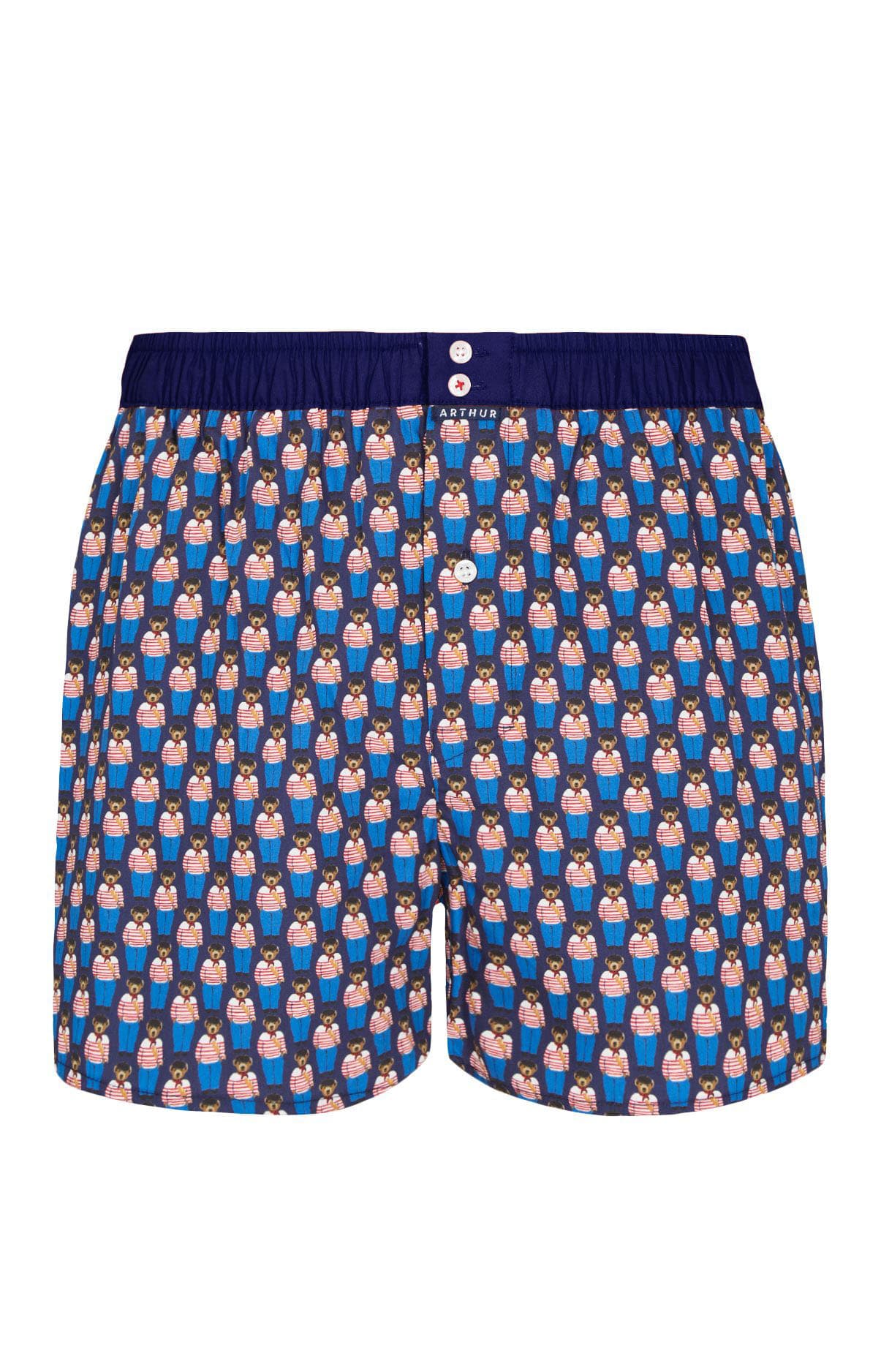 arthur-le-club-cale-on-homme-1143-marine-coton-bio image 3