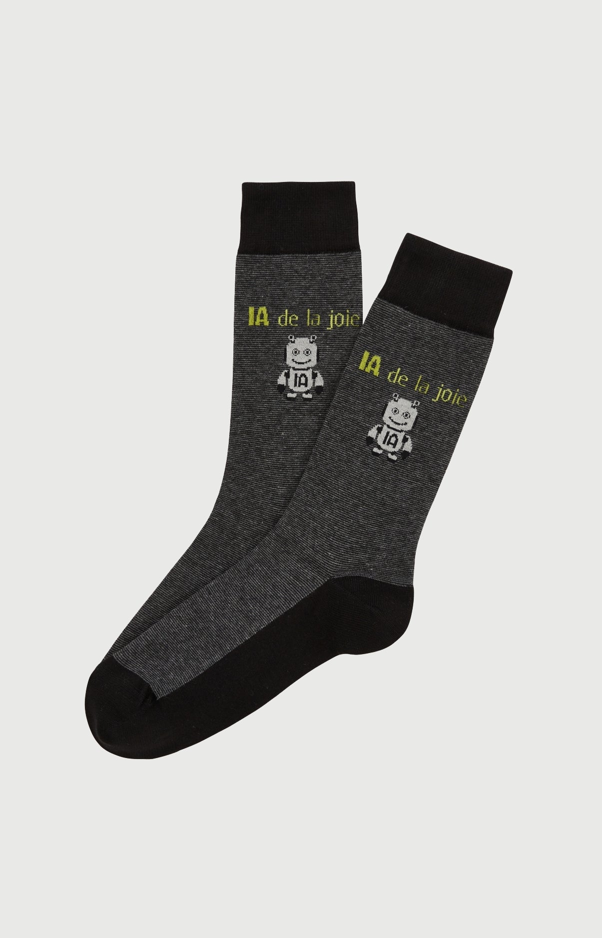 arthur-bob-chaussettes-ia-de-la-joie-noir-40-46 image 1