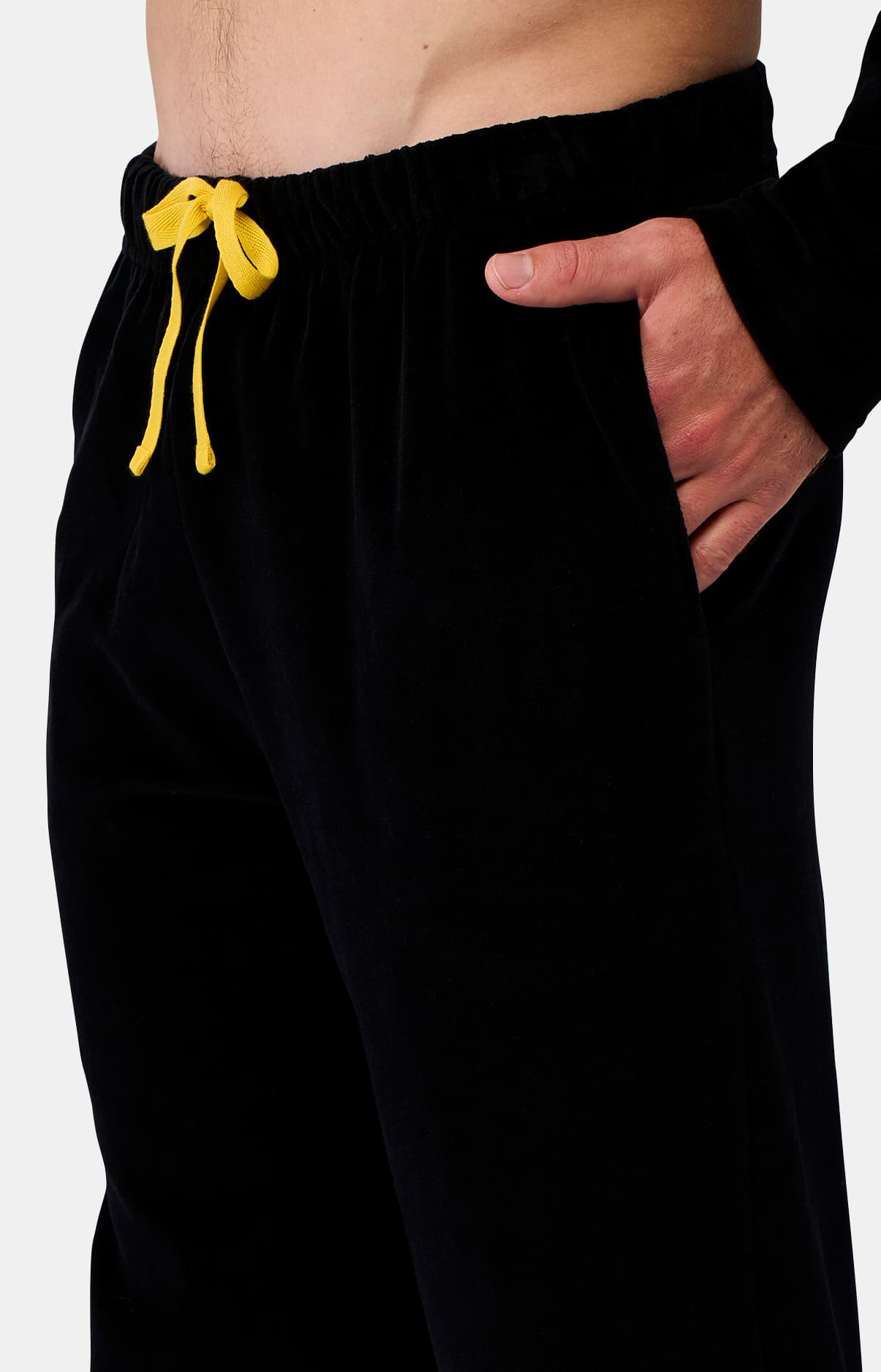 arthur-bob-polaire-pyjama-homme-noir-manches-longues image 5