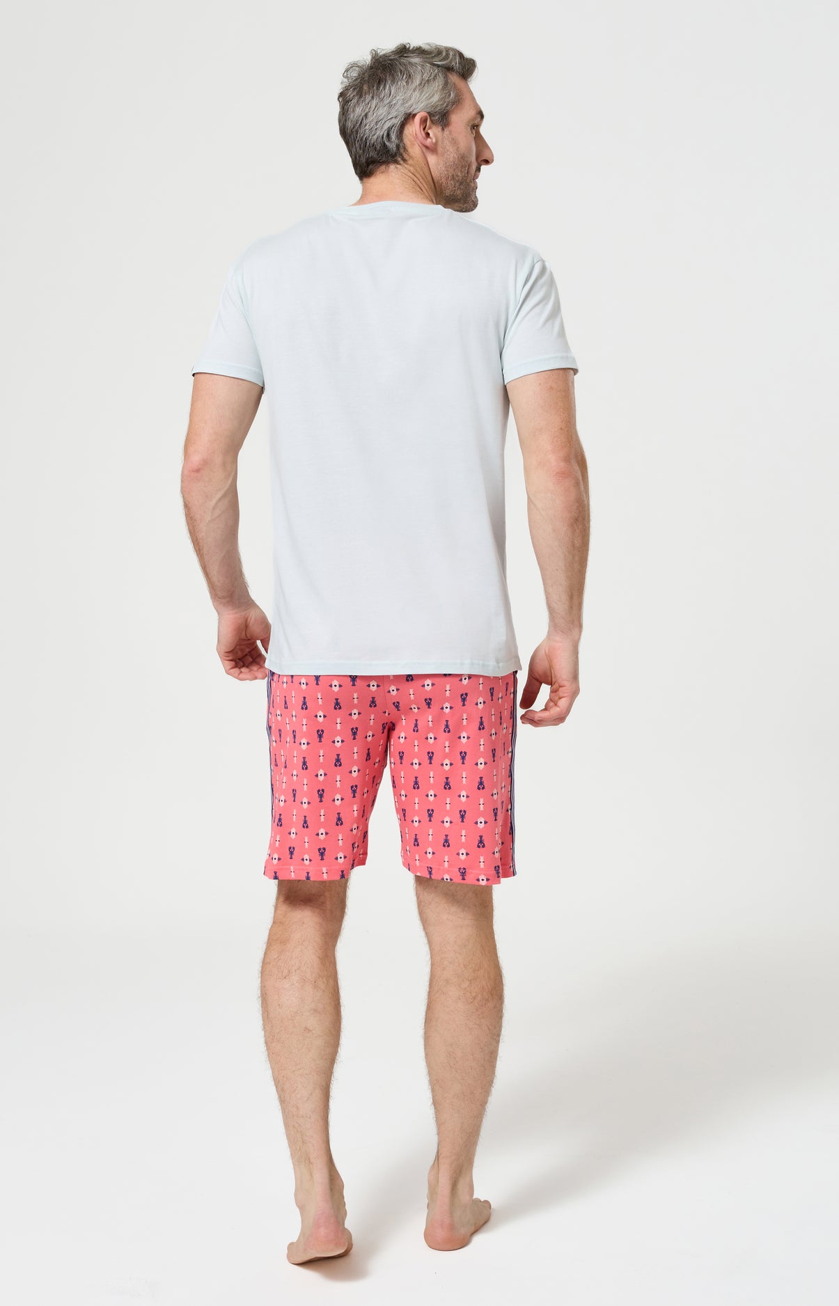 arthur-bob-pyjashort-coton-bio-corail-pince-sans-rire image 6