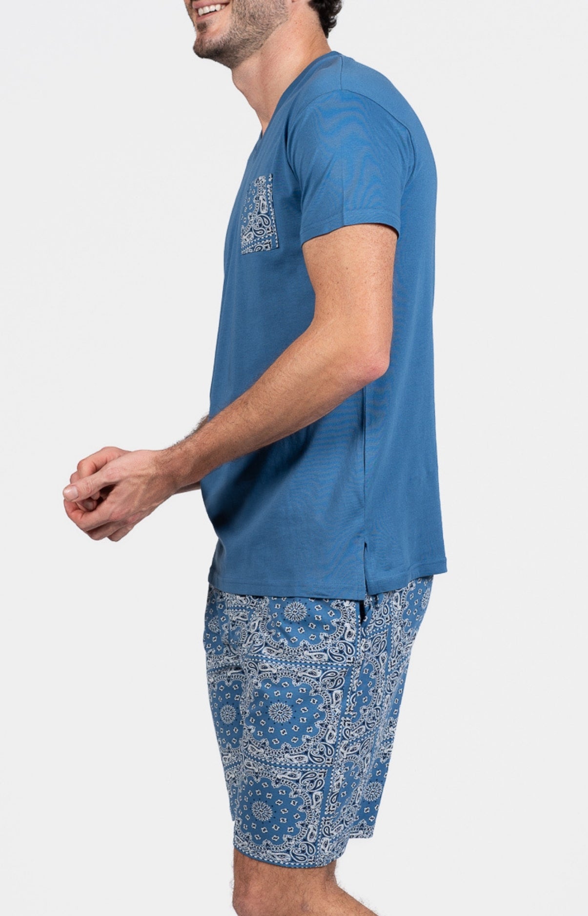 arthur-bob-pyjashort-bandana-coton-jean-homme image 5