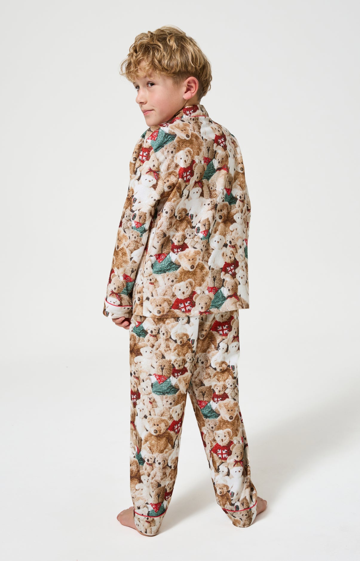 arthur-petit-teddy-pyjama-enfant-pilou-brun-chaud image 7