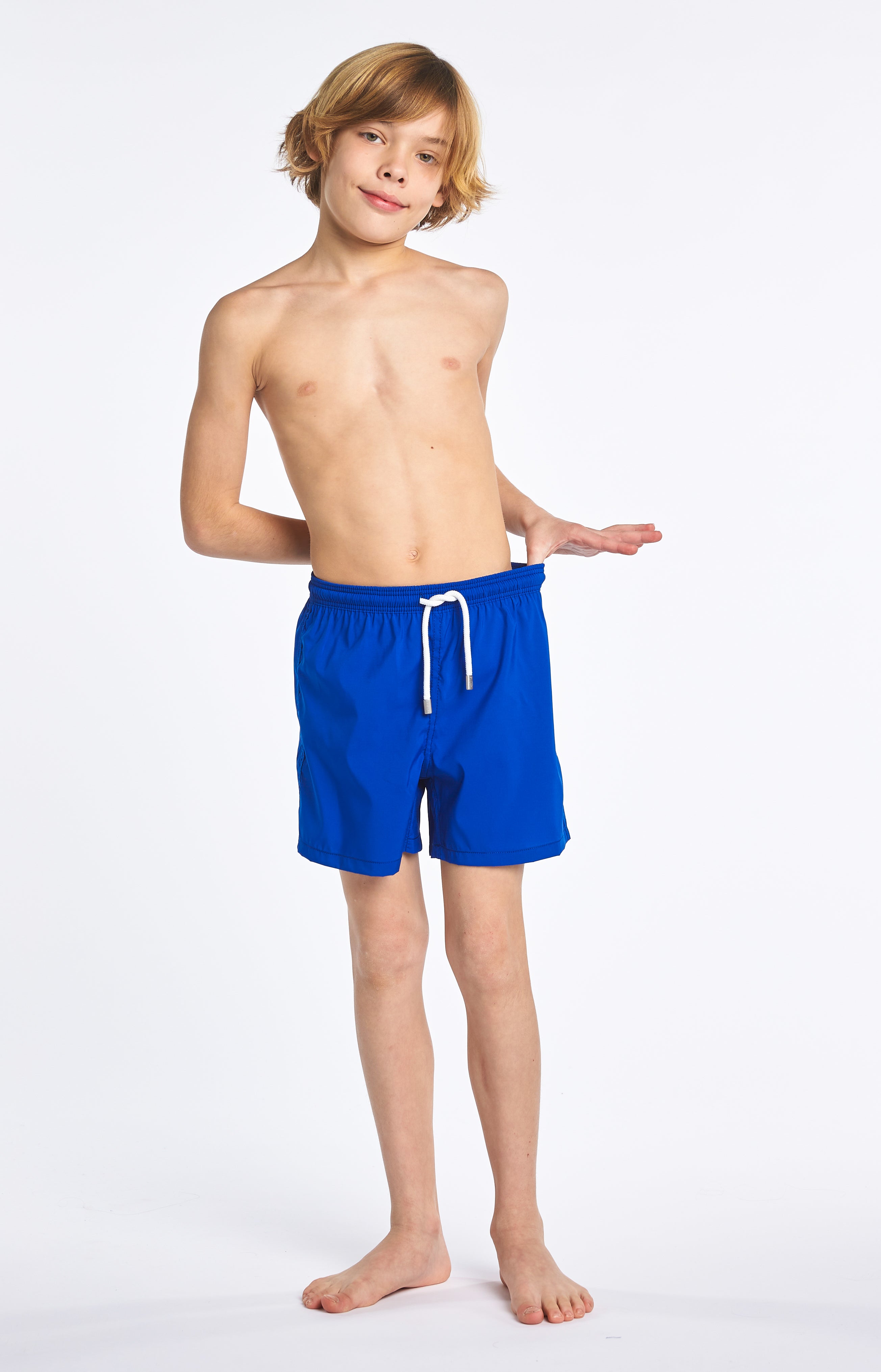 arthur-bob-short-de-bain-polyester-bleu-roi-enfant-4-16a image 1