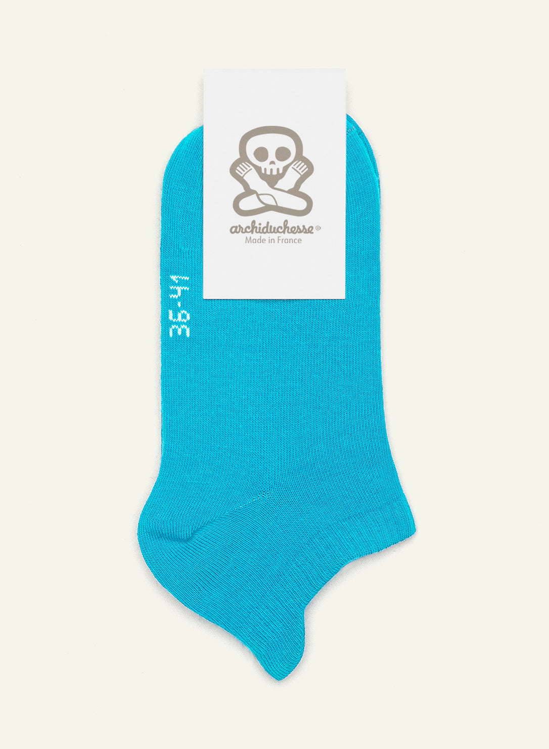archiduchesse-socquette-bleu-turquoise-socquettes-coton image 5