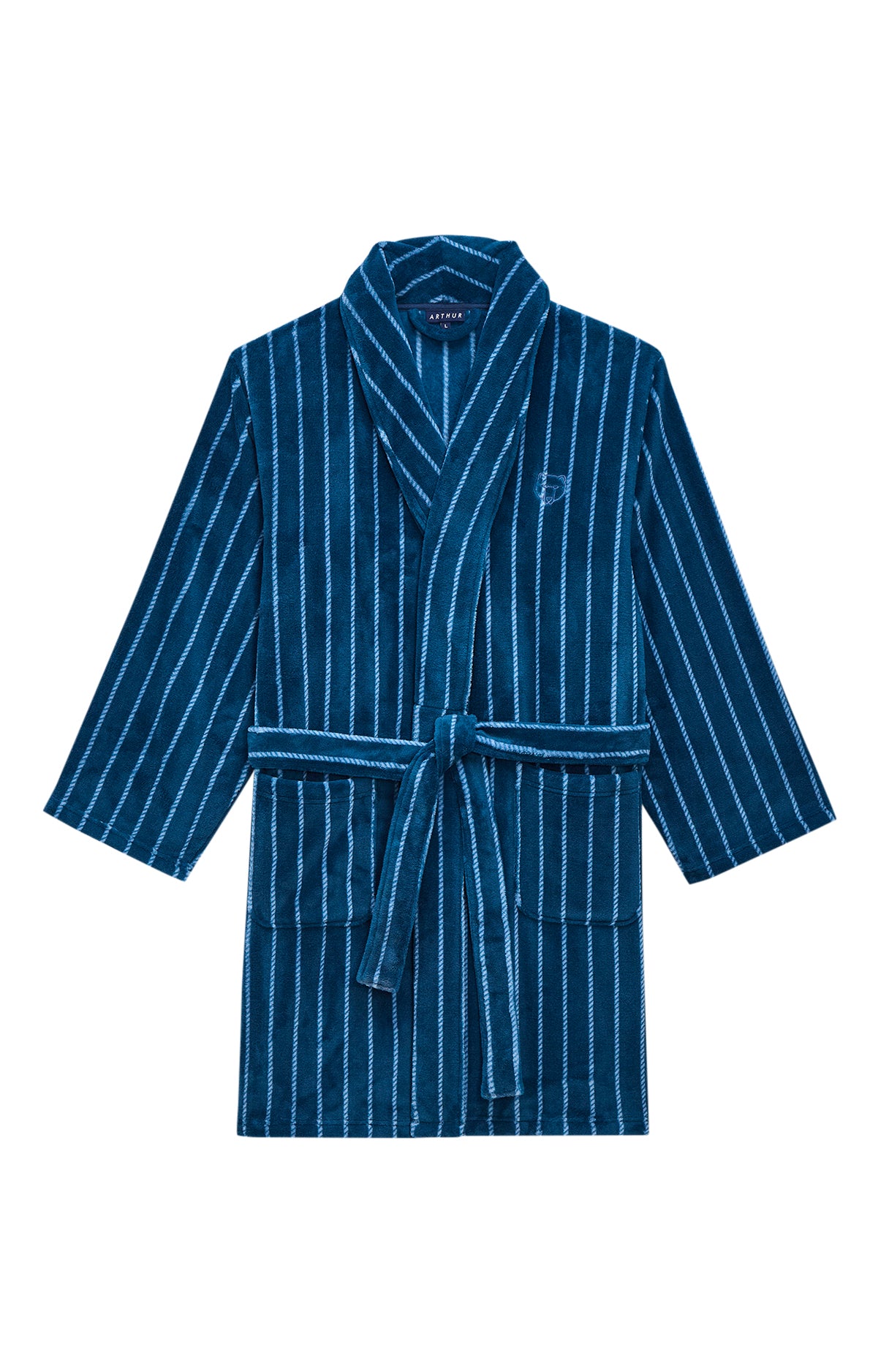 arthur-bob-pandastique-robe-de-chambre-homme-polaire-p-trole image 3