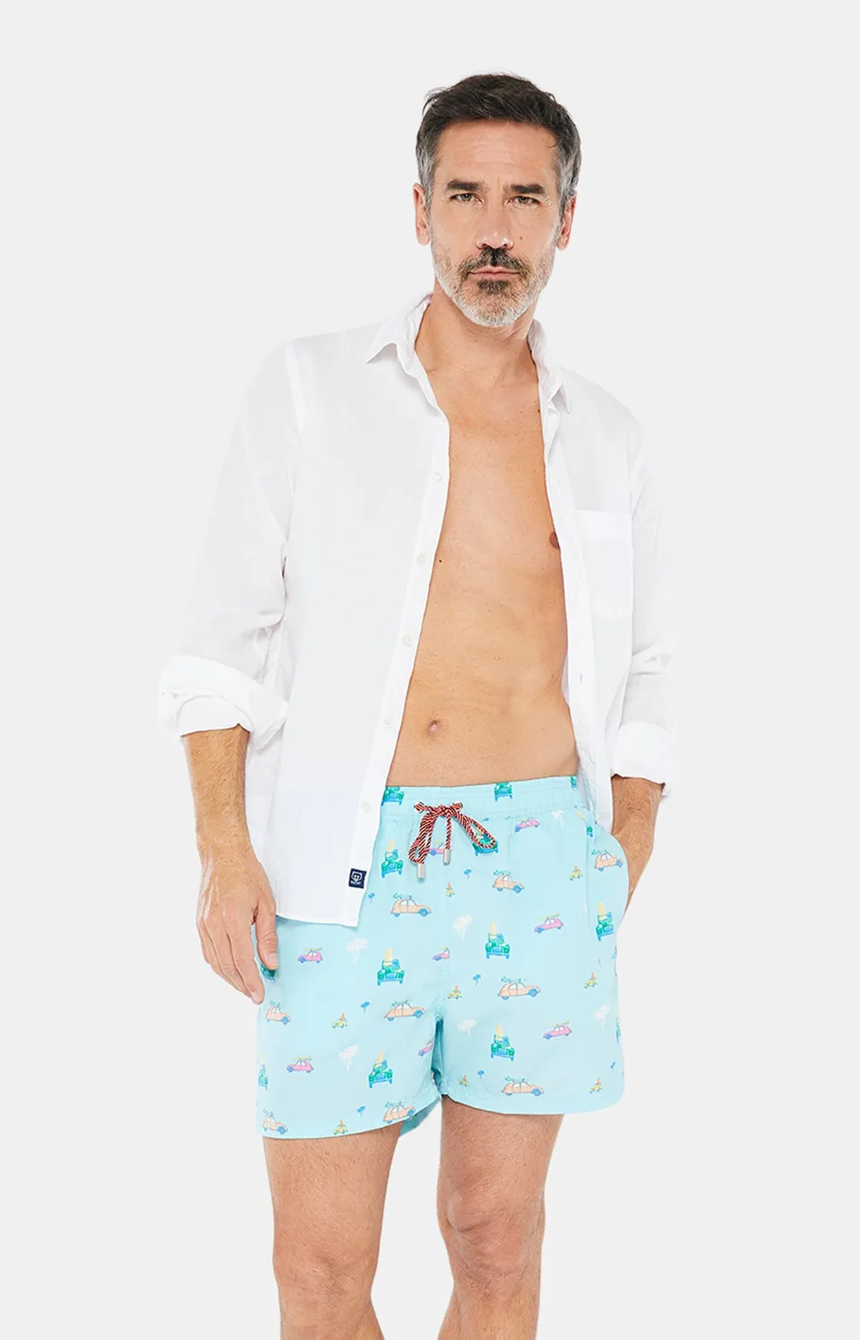 arthur-bob-short-de-bain-homme-2cv-lagon image 1