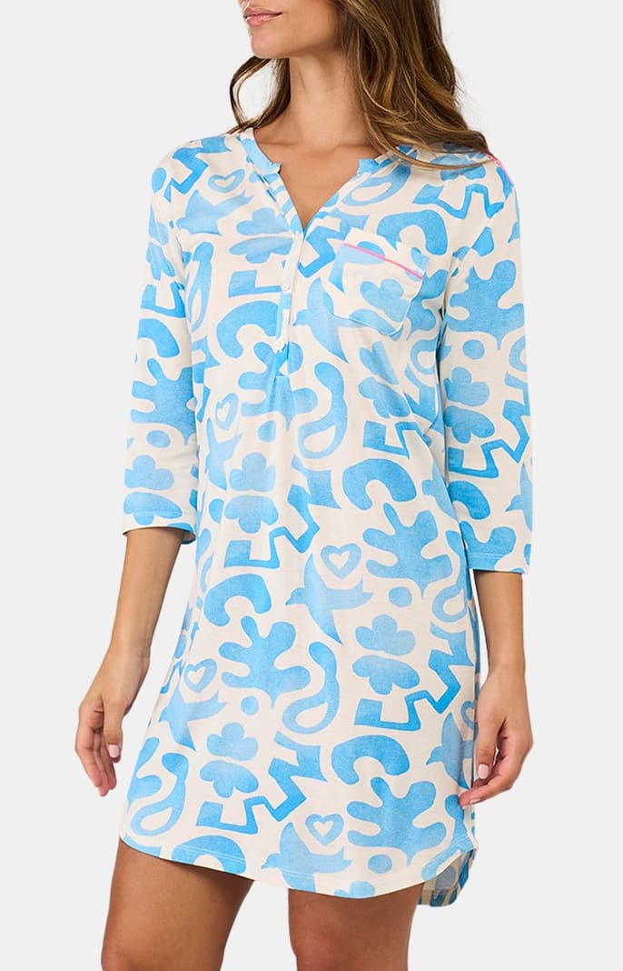 arthur-matis-liquette-lyocell-coton-femme-bleu image 2