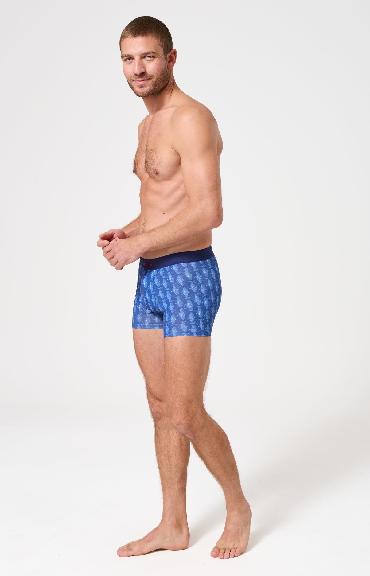 arthur-bob-pacifique-boxer-homme-coton-bio-marine image 5