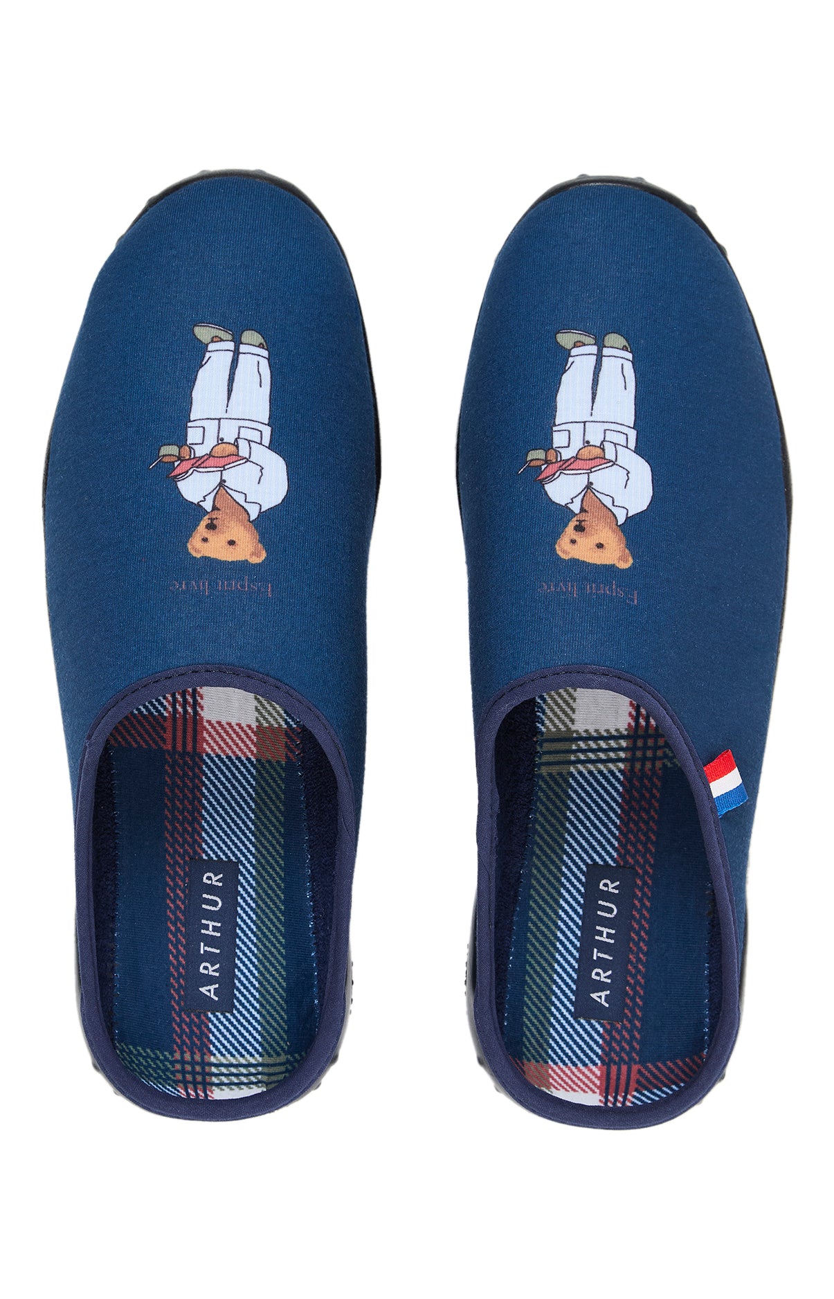 arthur-bob-esprit-livre-mules-marine-43-velours image 3