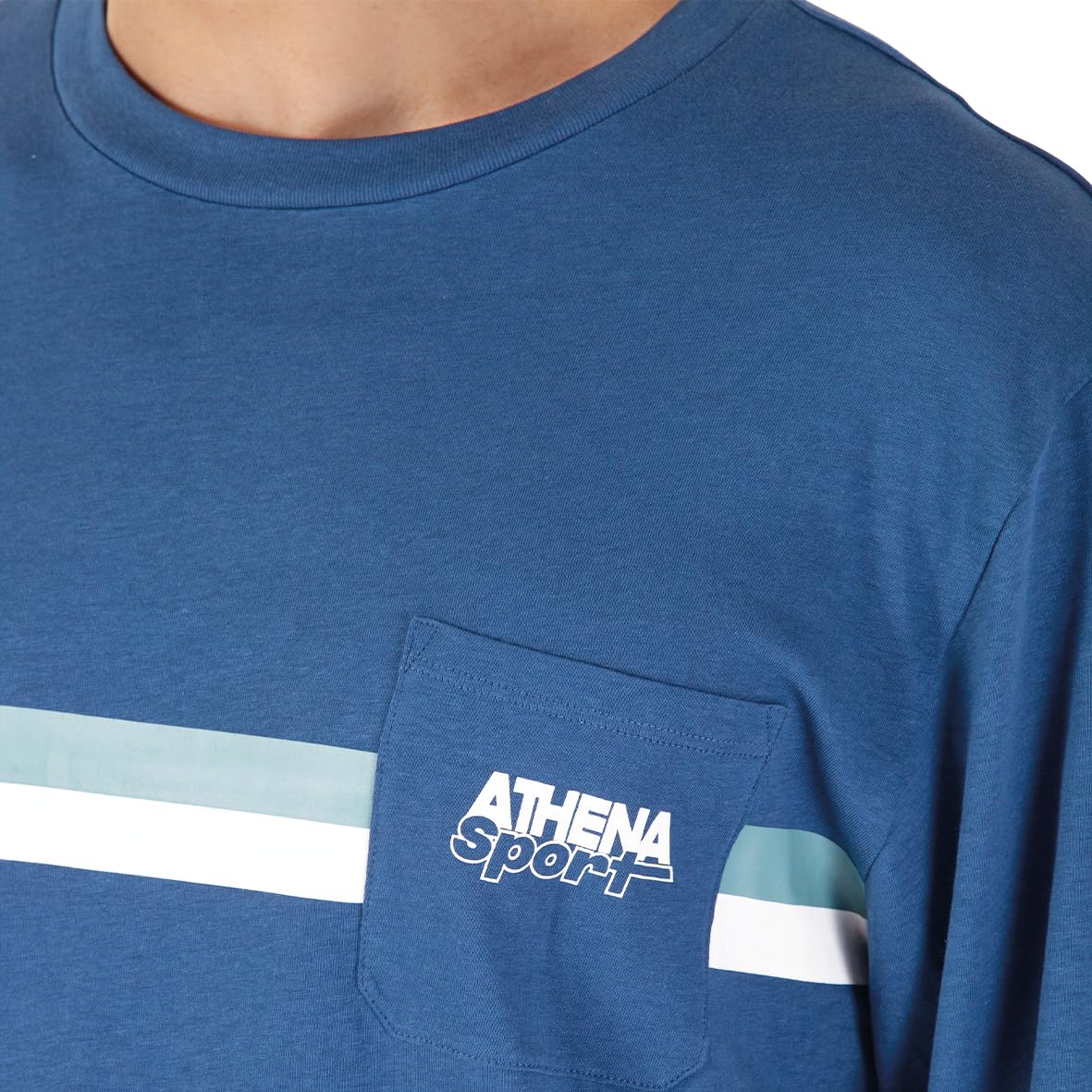 athena-easy-coton-pyjama-long-homme-col-rond-sportswear image 5