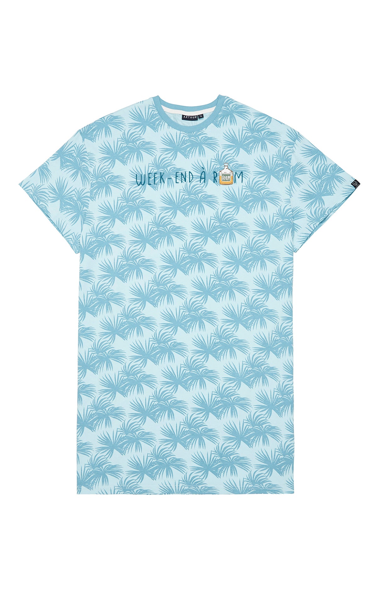 arthur-bob-palmier-maxi-tee-shirt-lagon-coton-bio image 3