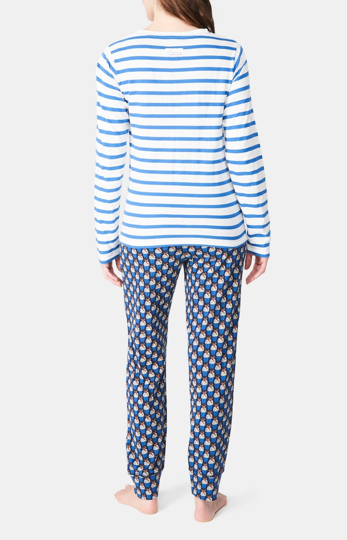 arthur-bob-teddy-in-paris-pyjama-marine-coton-bio image 5