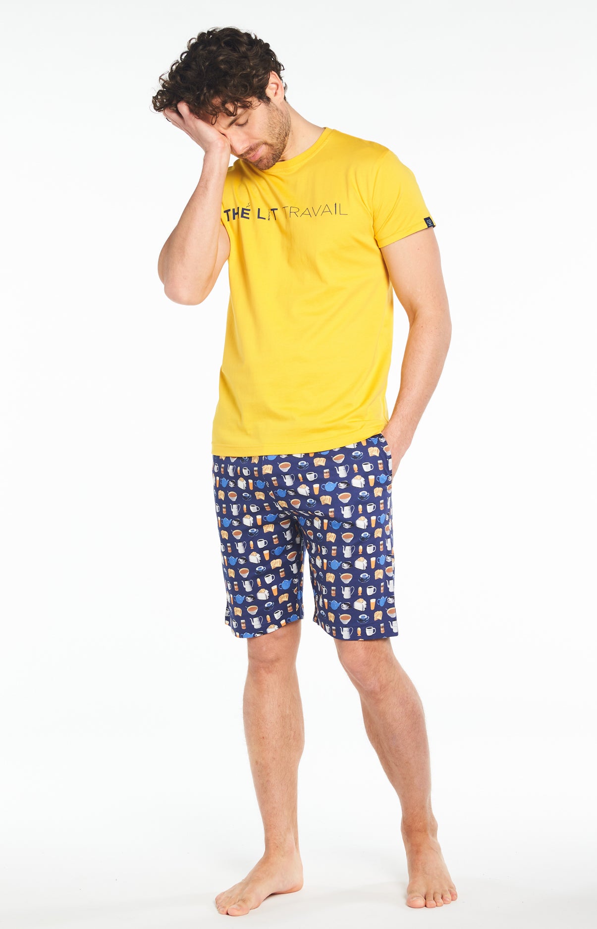 arthur-bob-th-lit-travail-pyjashort-marine image 1