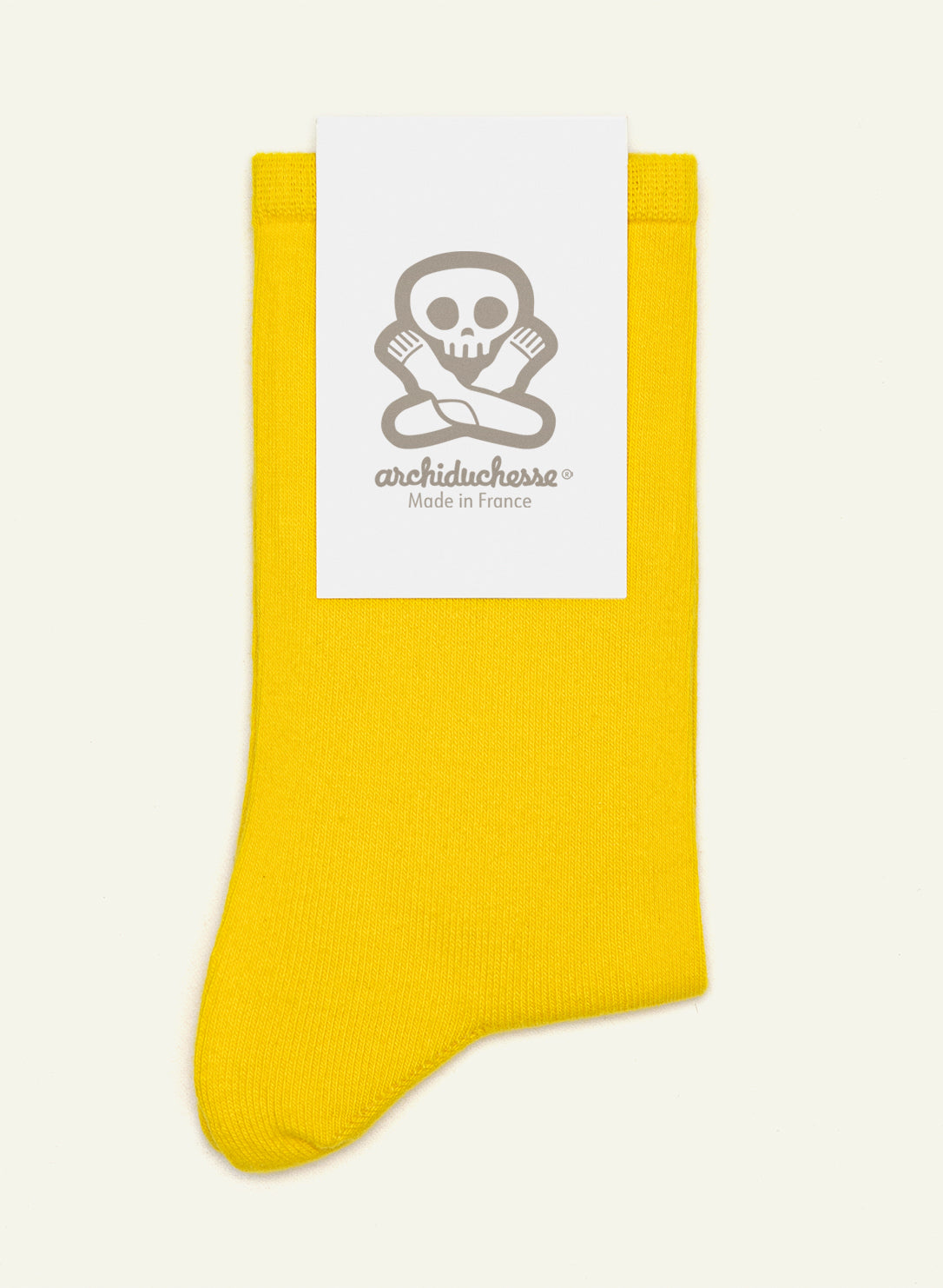 archiduchesse-courte-jaune-lemon-chaussettes-coton-36-41 image 5