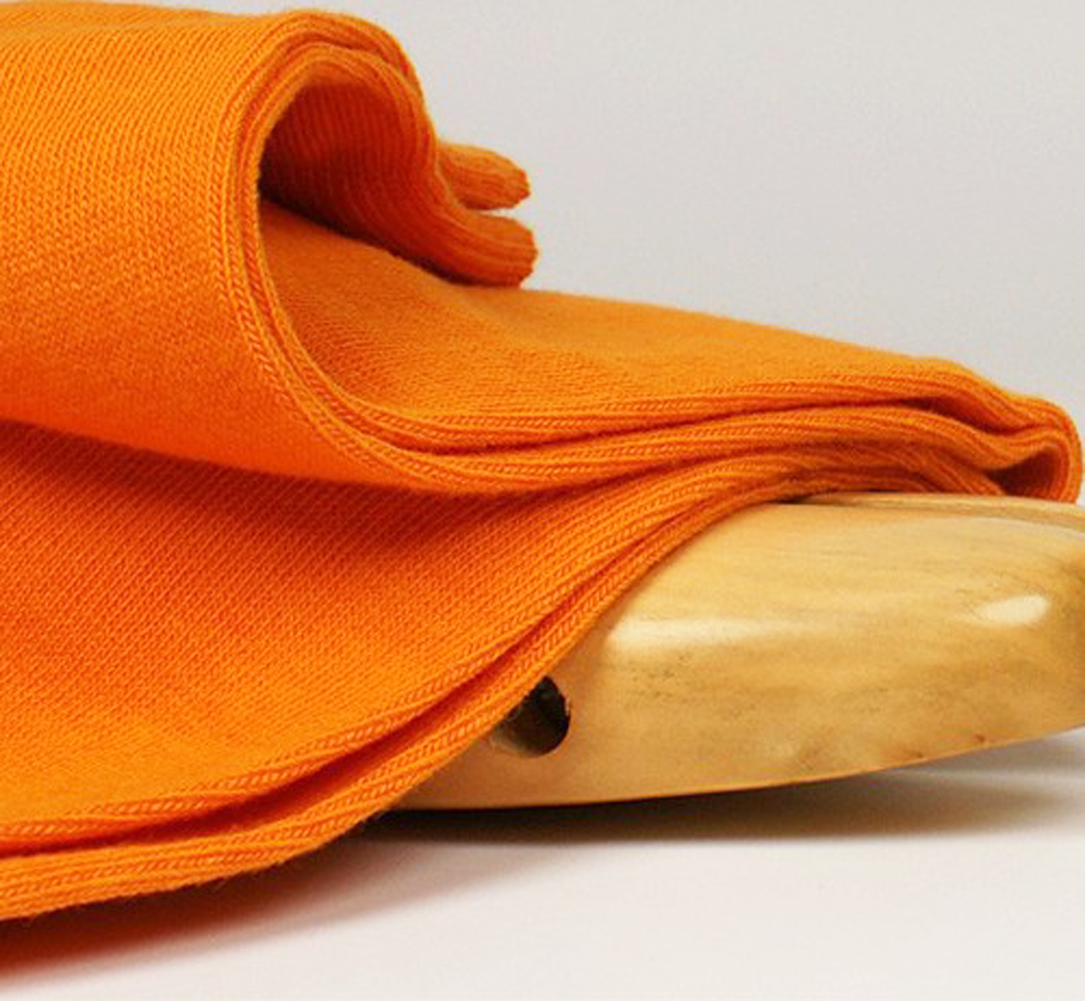 archiduchesse-de-ville-orange-mandarine-chaussettes-coton-mi-hautes image 8