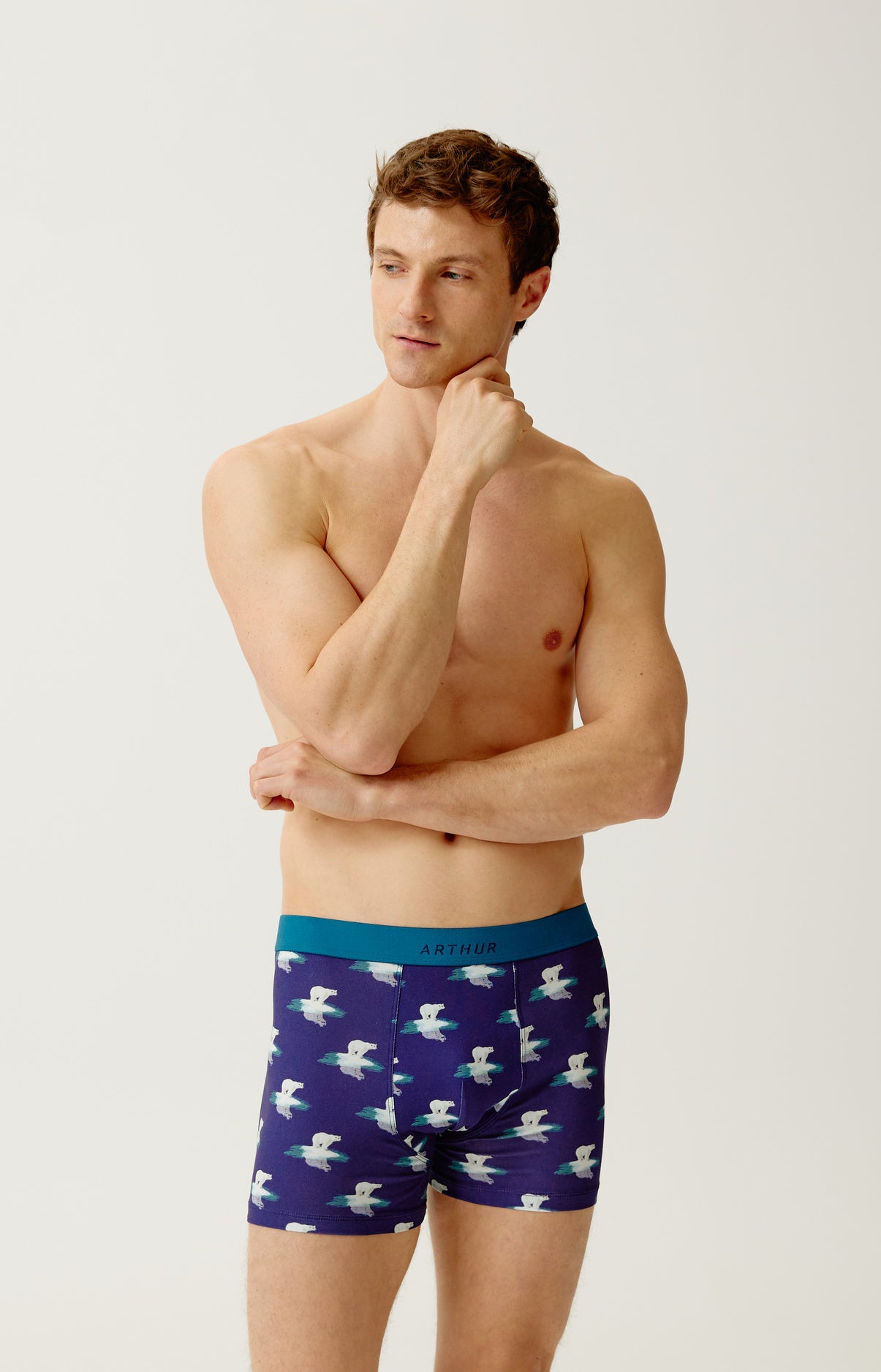 arthur-bob-boxer-p-le-position-coton-bio-homme-marine image 2