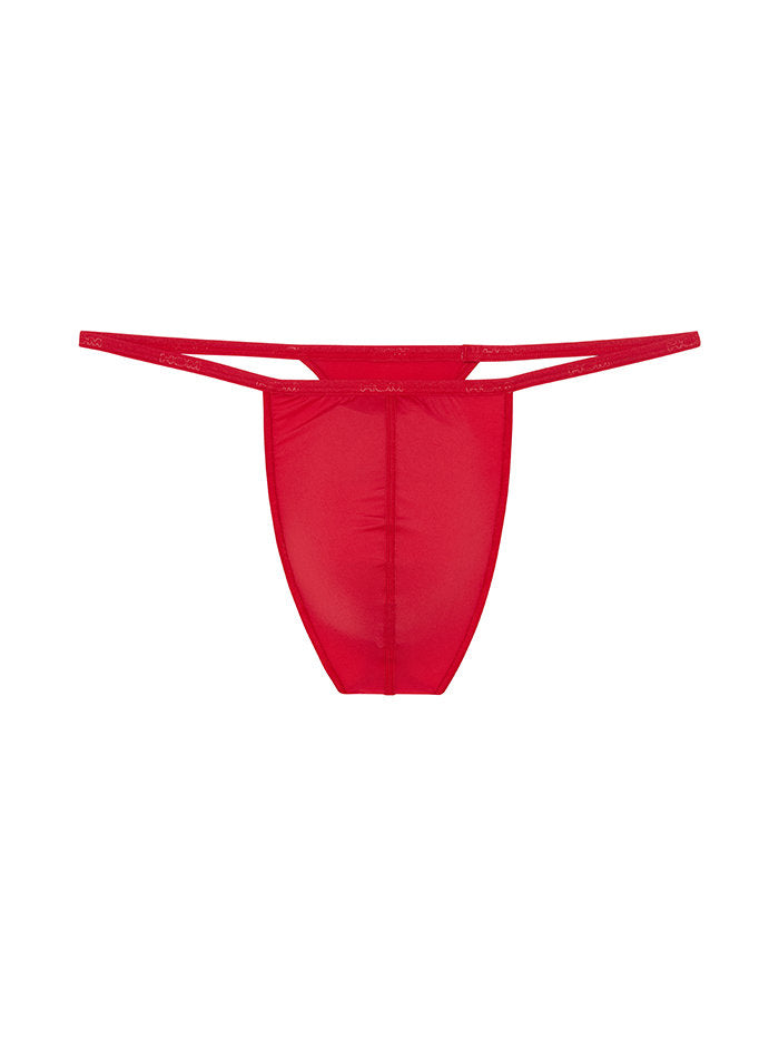 hom-plume-g-string-string-homme-rouge image 1