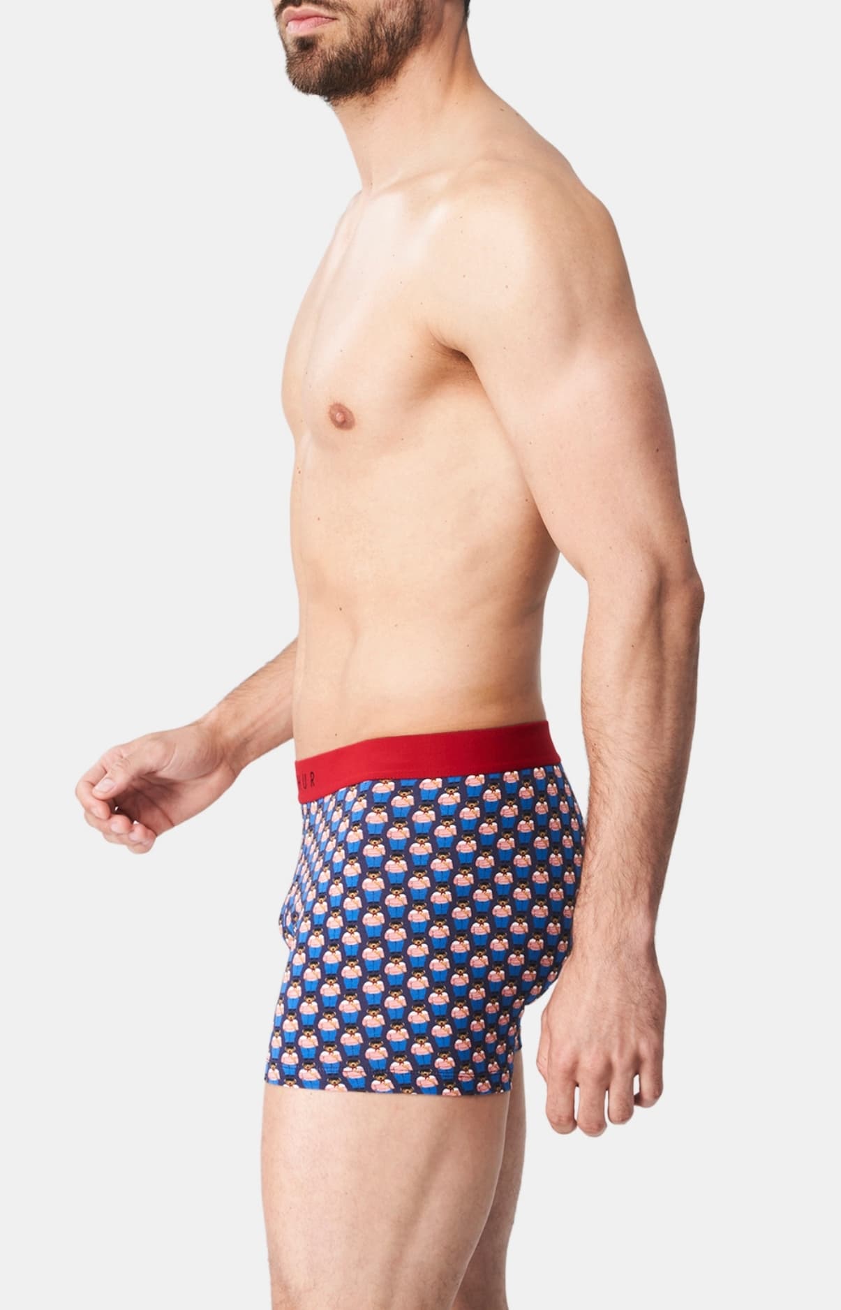 arthur-bob-teddy-in-paris-boxer-coton-bio-marine-homme image 4