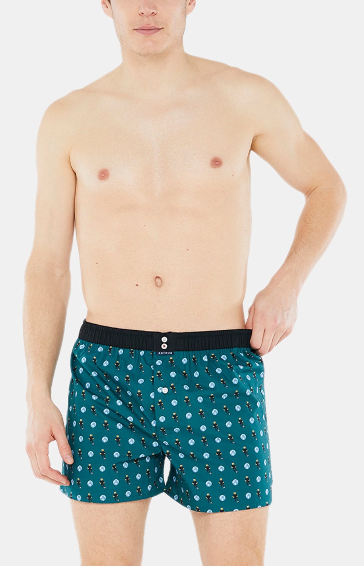 arthur-le-club-n-1003-cale-on-coton-bio-sapin image 1
