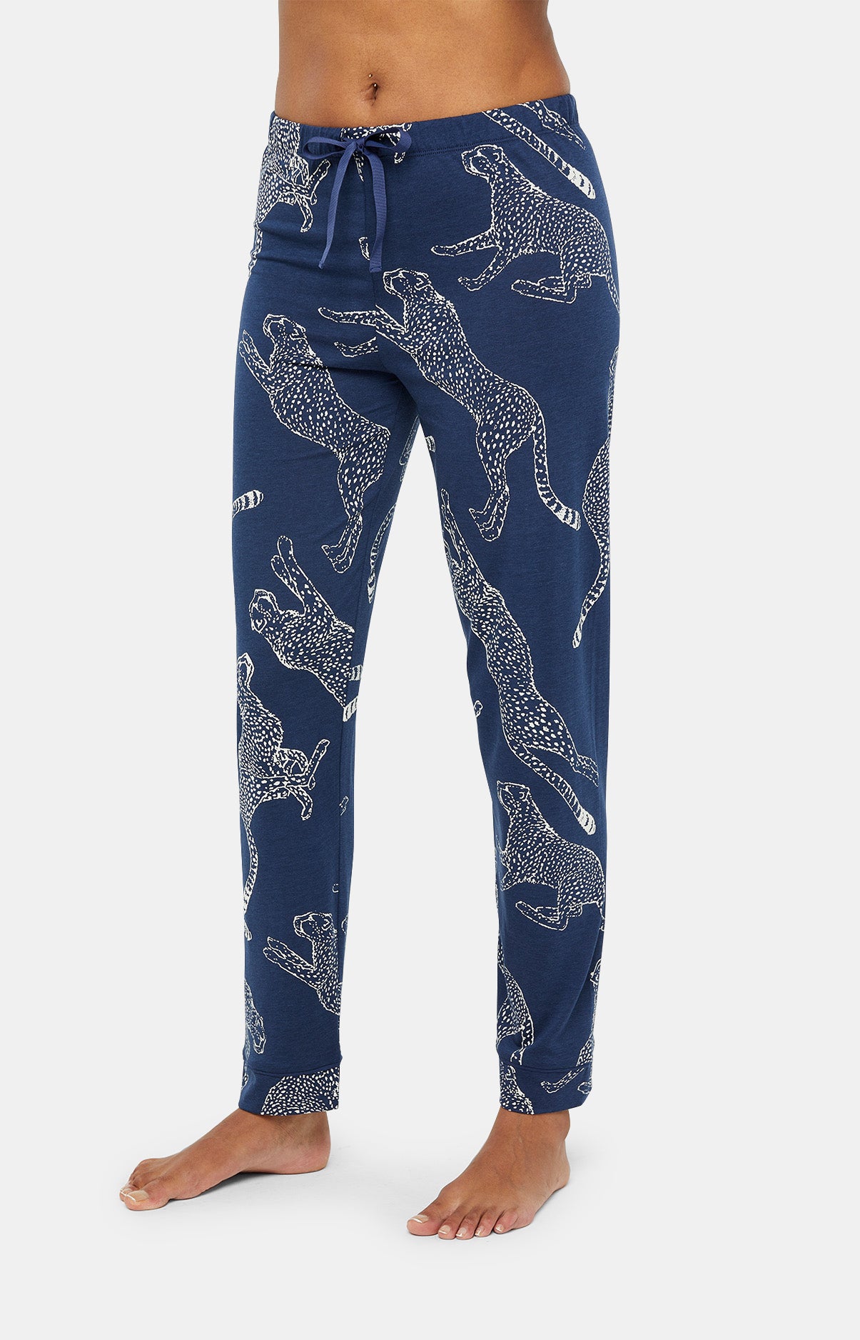 arthur-bob-gu-pard-pyjama-femme-boutonn-marine image 4