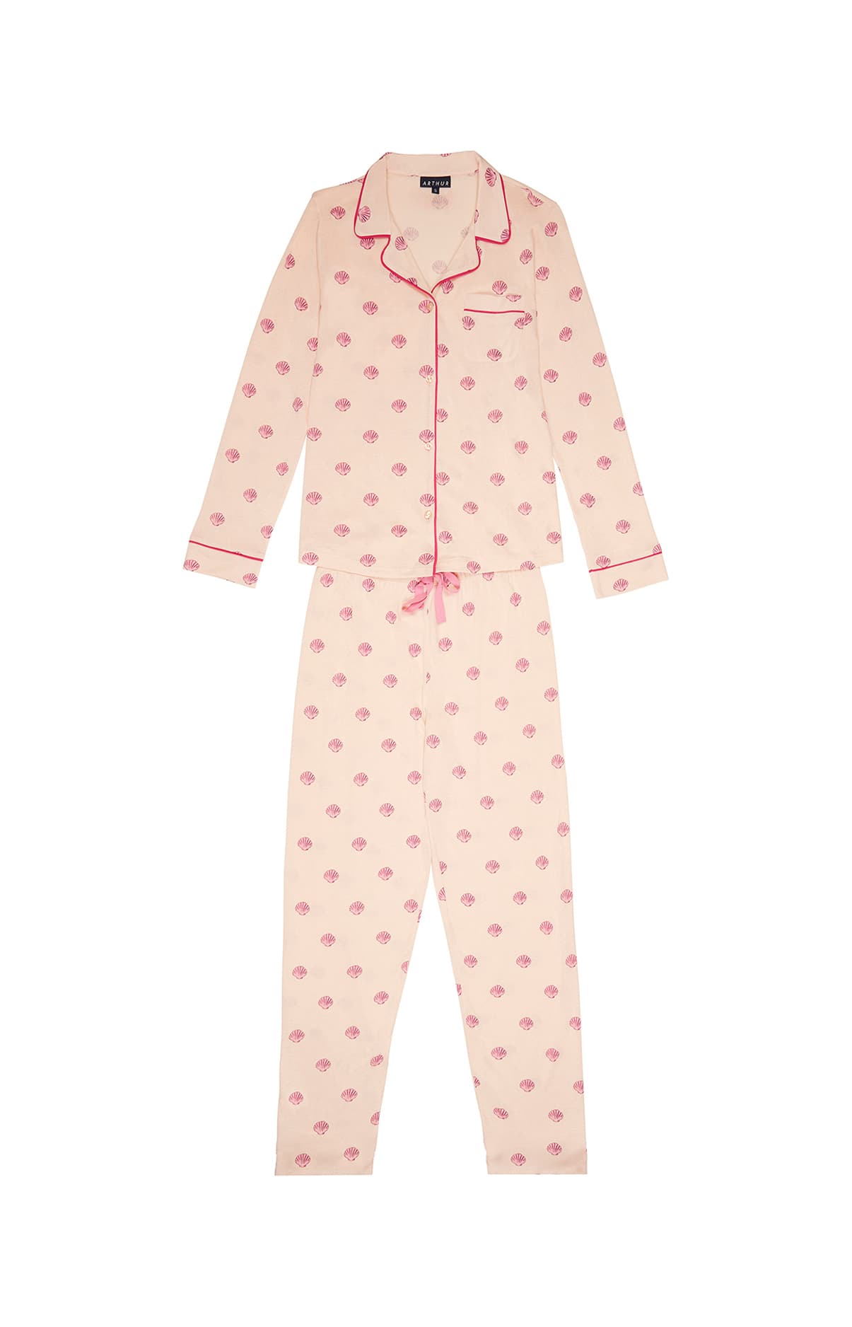 arthur-coquillage-pyjama-femme-poudre-lyocell-coton-bio image 3