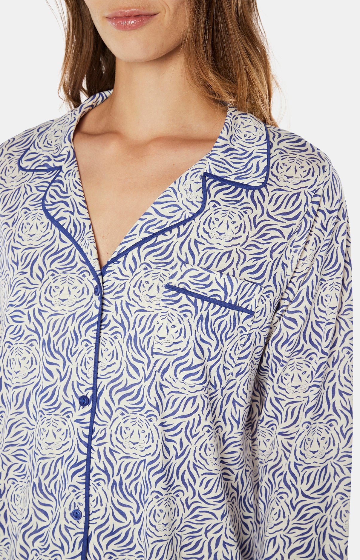 arthur-bob-tigre-pyjama-femme-boutonn-lyocell image 2