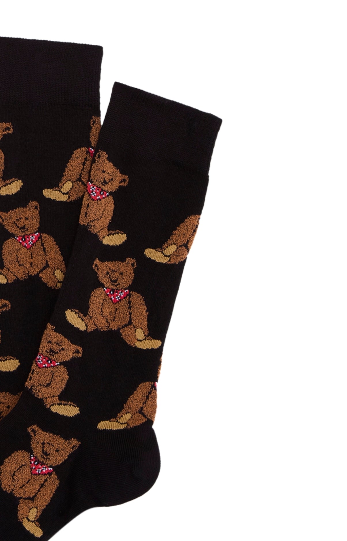 arthur-bob-old-teddy-chaussettes-femme-noir-coton image 2