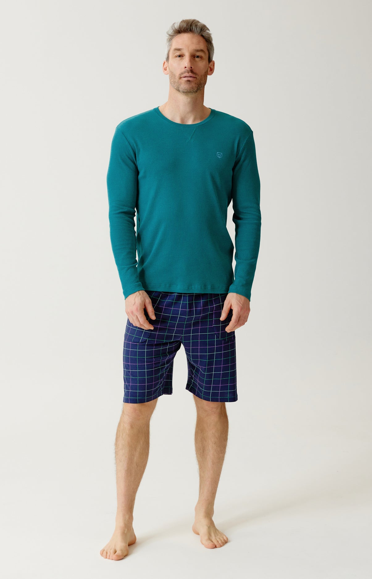 arthur-bob-sapin-tee-shirt-manches-longues-vert-coton-modal image 4