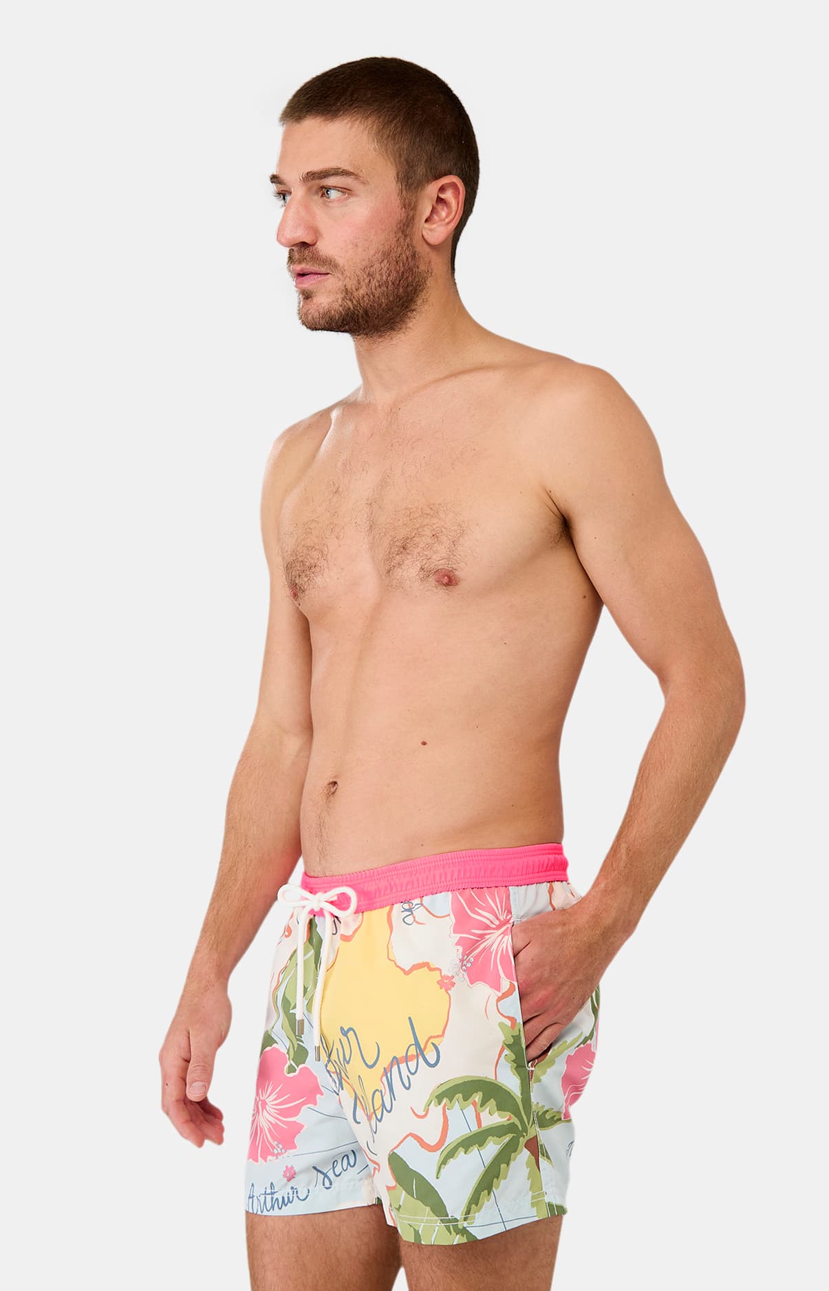 arthur-bob-short-de-bain-homme-island-multicolore image 5