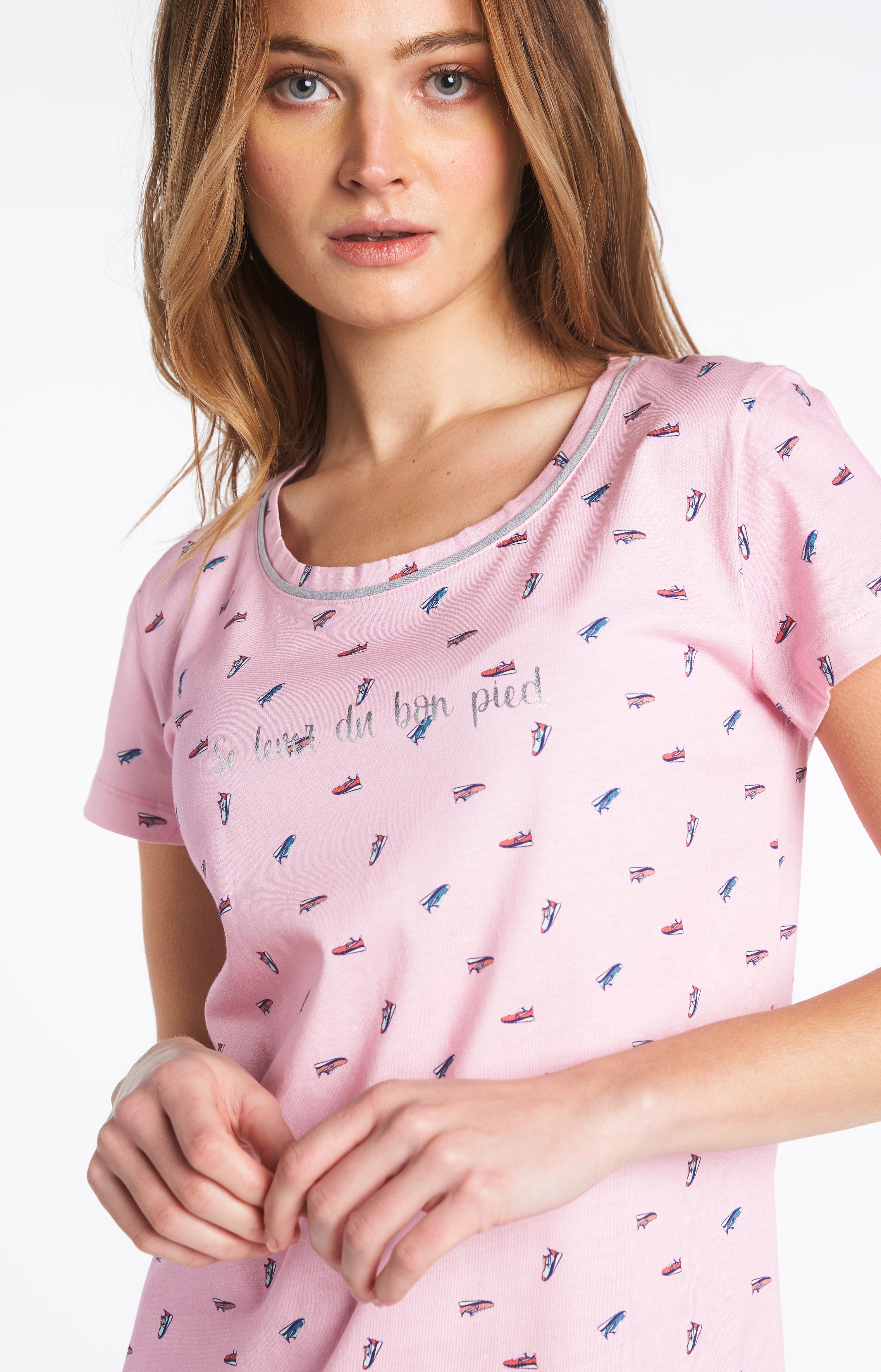 arthur-bob-sneakers-chemise-de-nuit-femme-rose image 8
