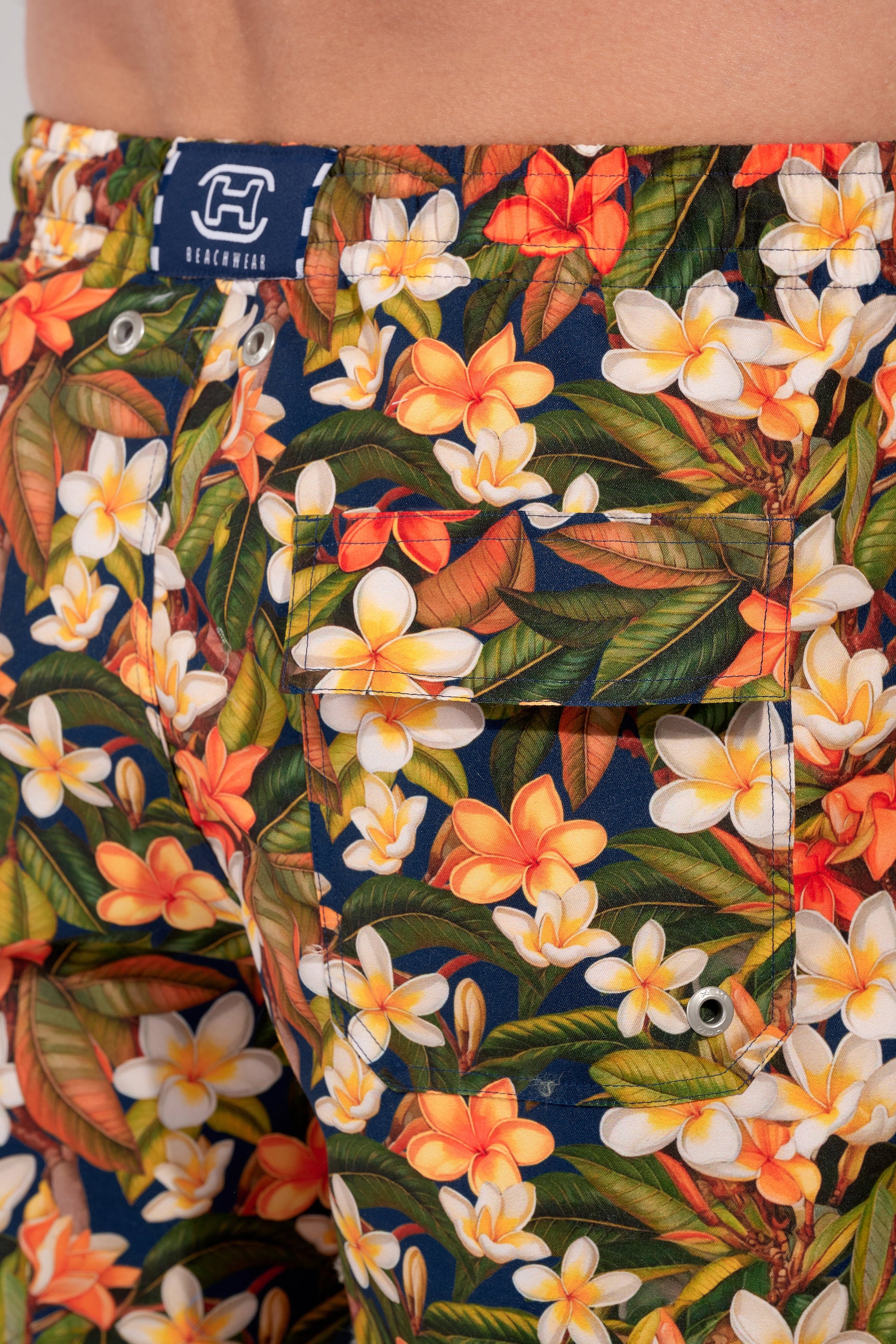 hom-h-fresh-etna-beach-boxer-short-de-bain-navy-print-poches image 7